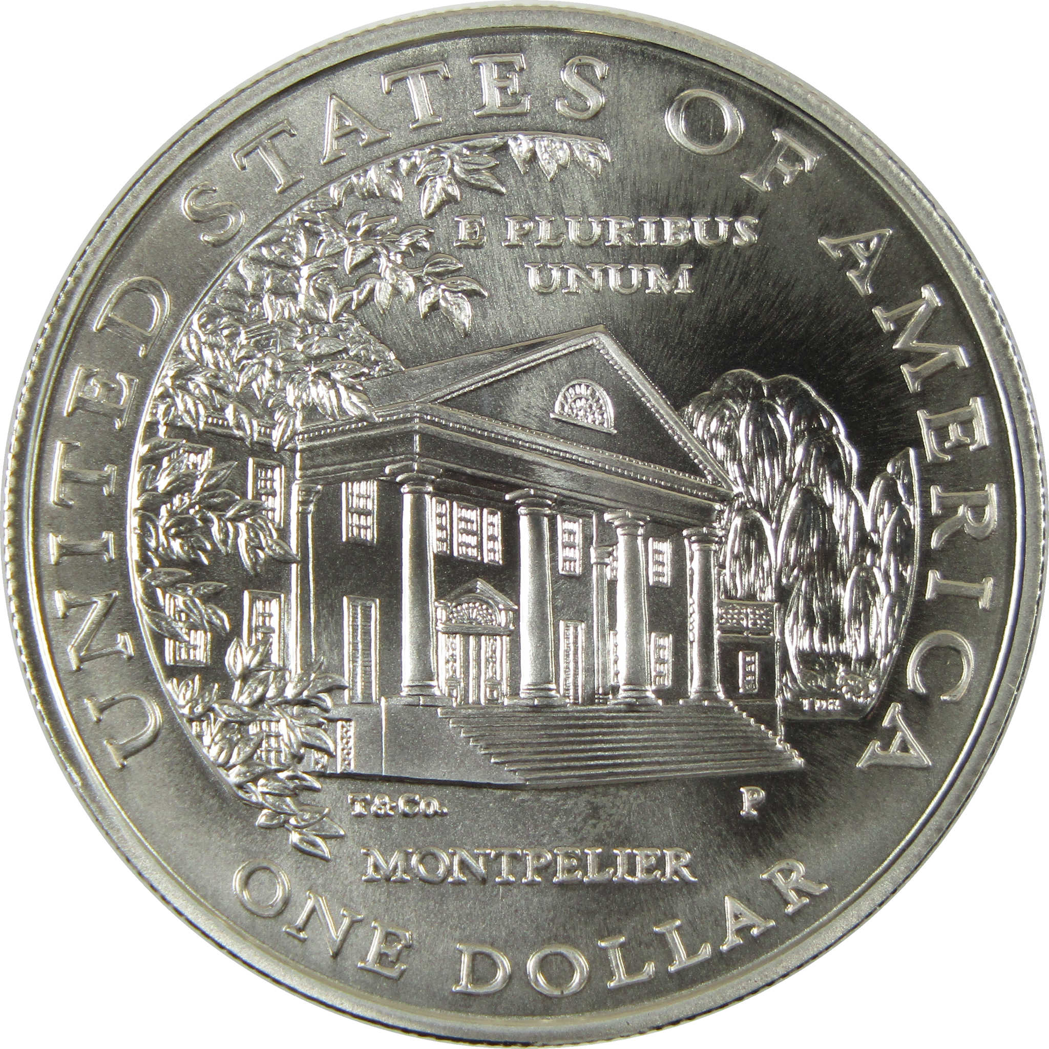 1999 P Dolley Madison Commemorative Silver Dollar Uncirculated $1 Coin