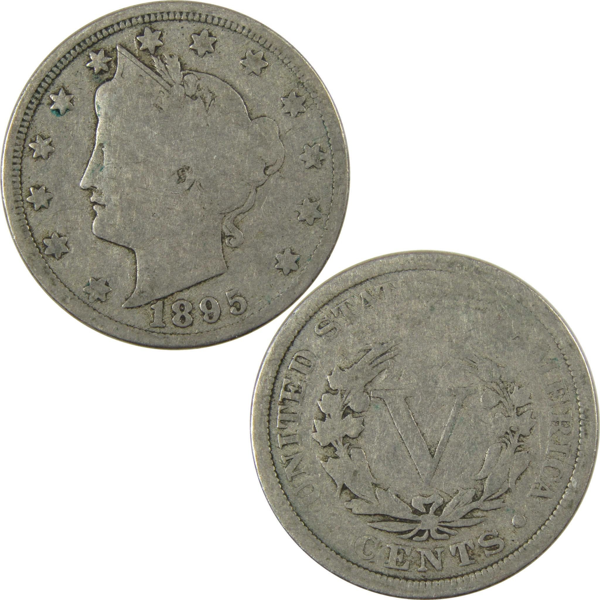 1895 Liberty Head V Nickel G Good 5c Coin SKU:I27208