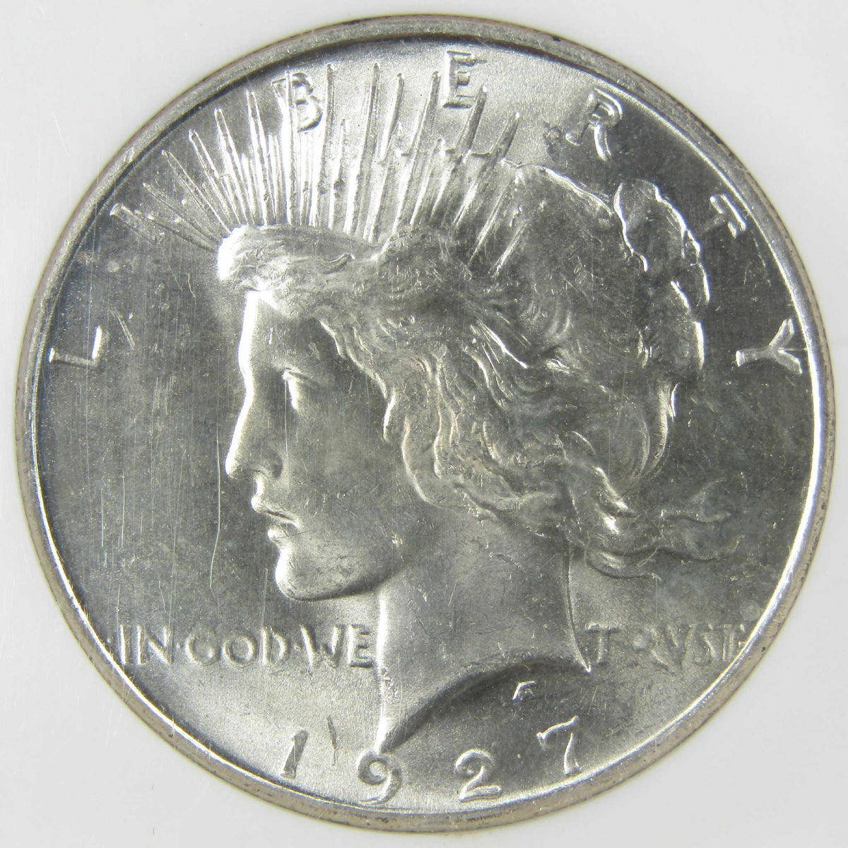1927 D Peace Silver Dollar MS 62 NGC Uncirculated $1 Coin Collectible