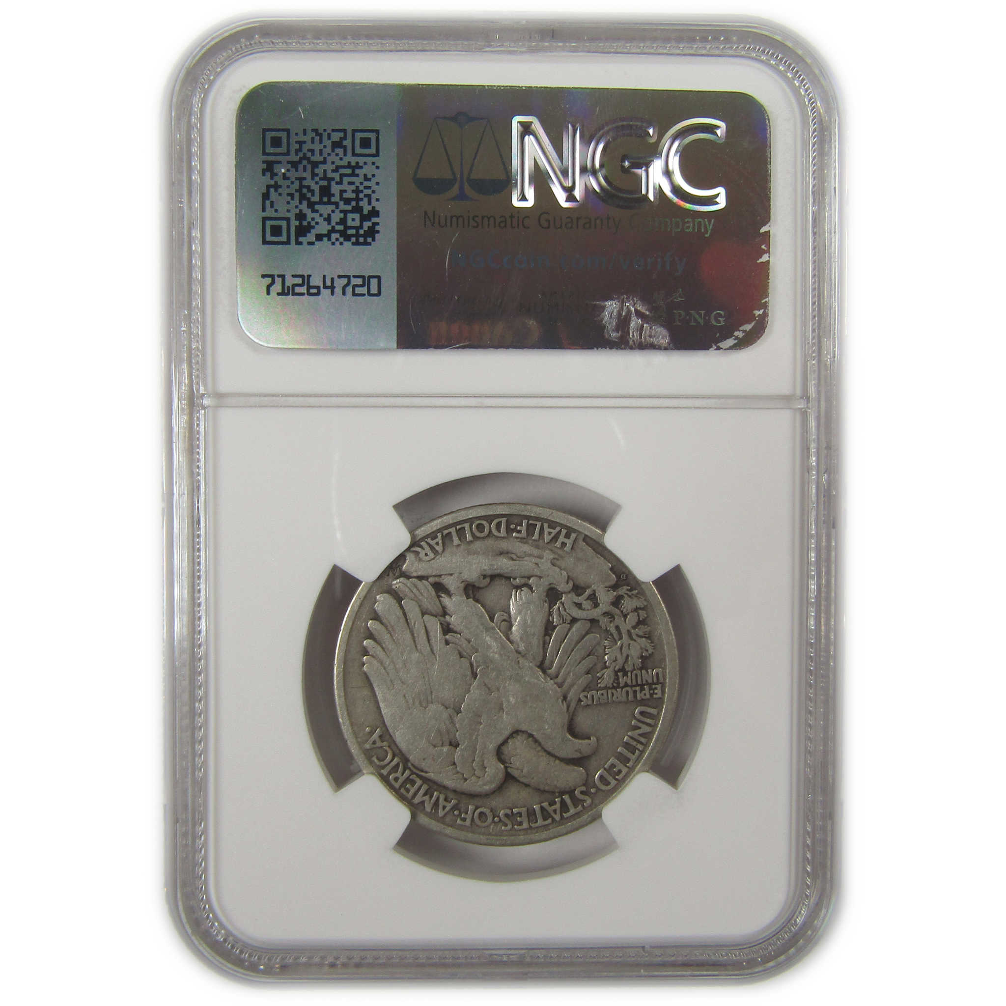 1921 D Liberty Walking Half Dollar F 12 NGC Silver 50c Coin SKU:I20587