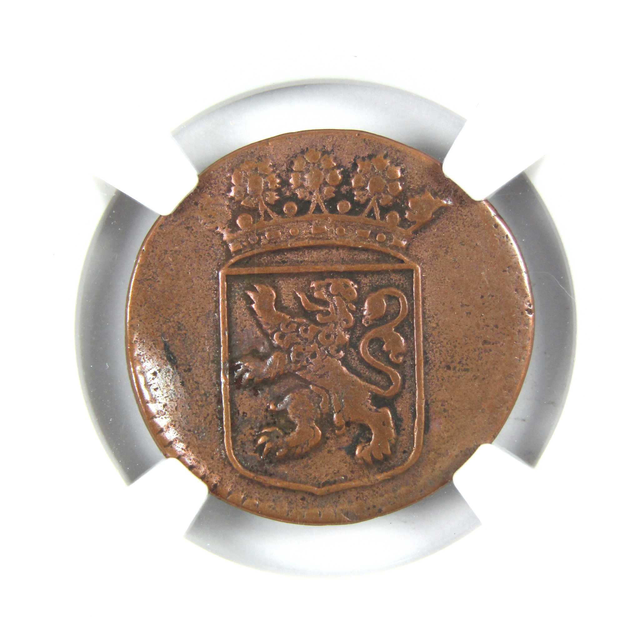 1726-1794 VOC Copper Duit Cent Genuine NGC Copper 1c SKU:OPC140