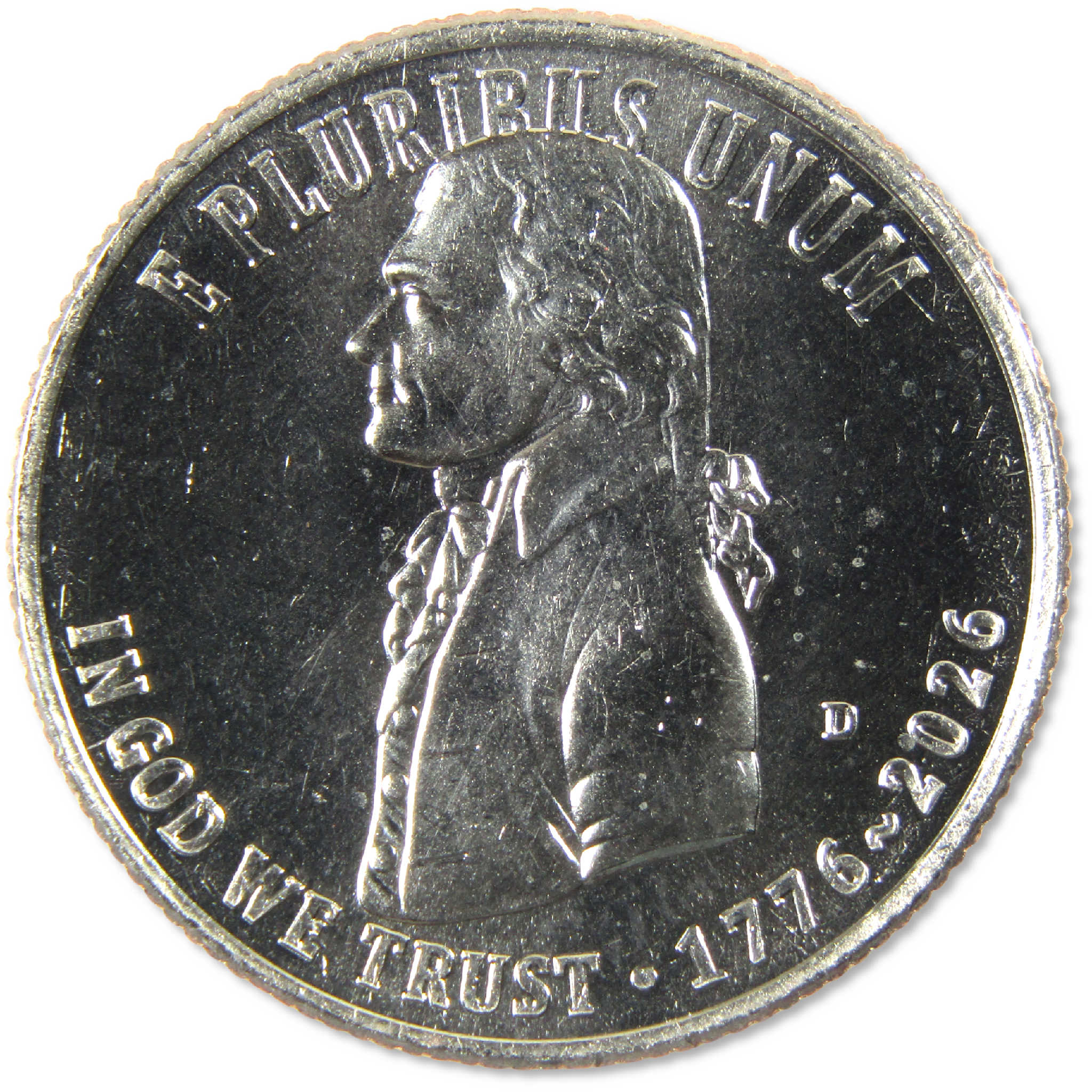 2026 D Declaration of Independence Quarter Clad Uncirculated 25c Coin