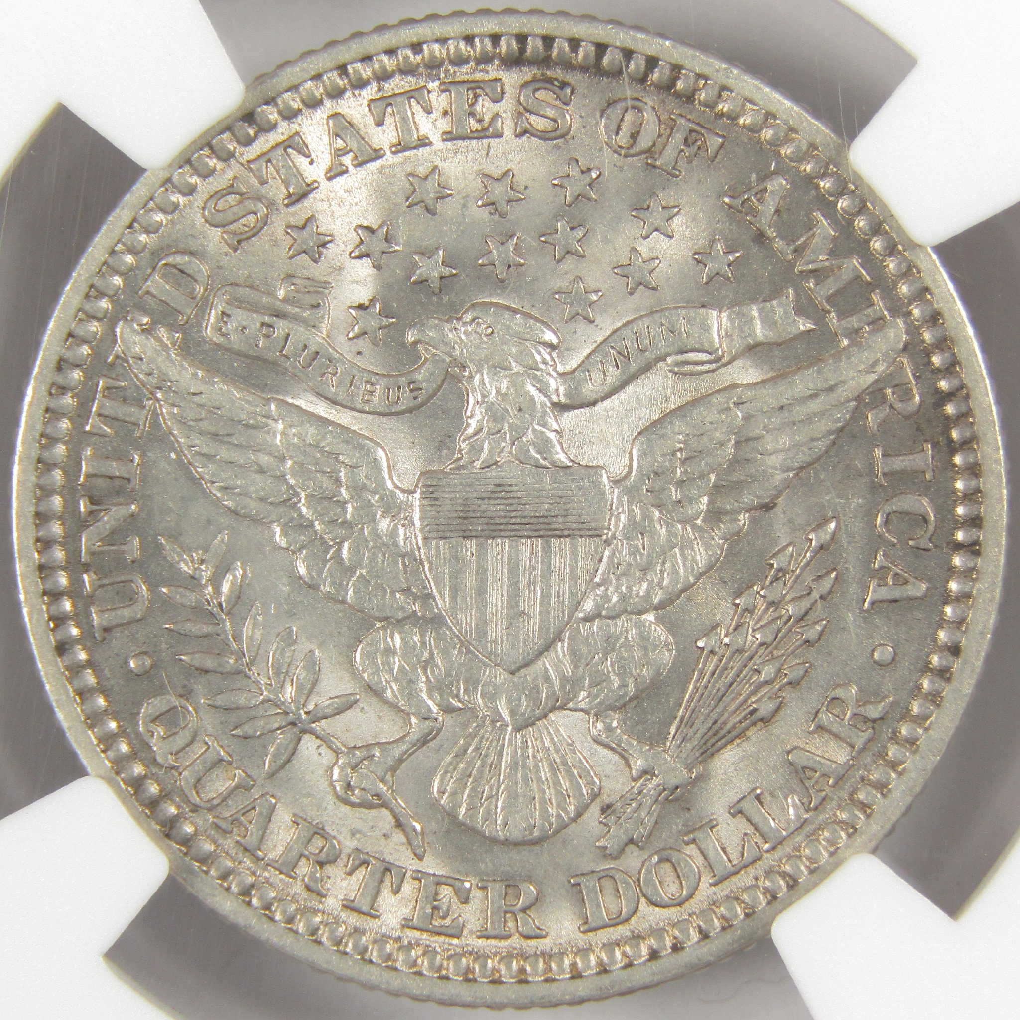 1915 Barber Quarter AU 53 NGC Silver 25c Coin