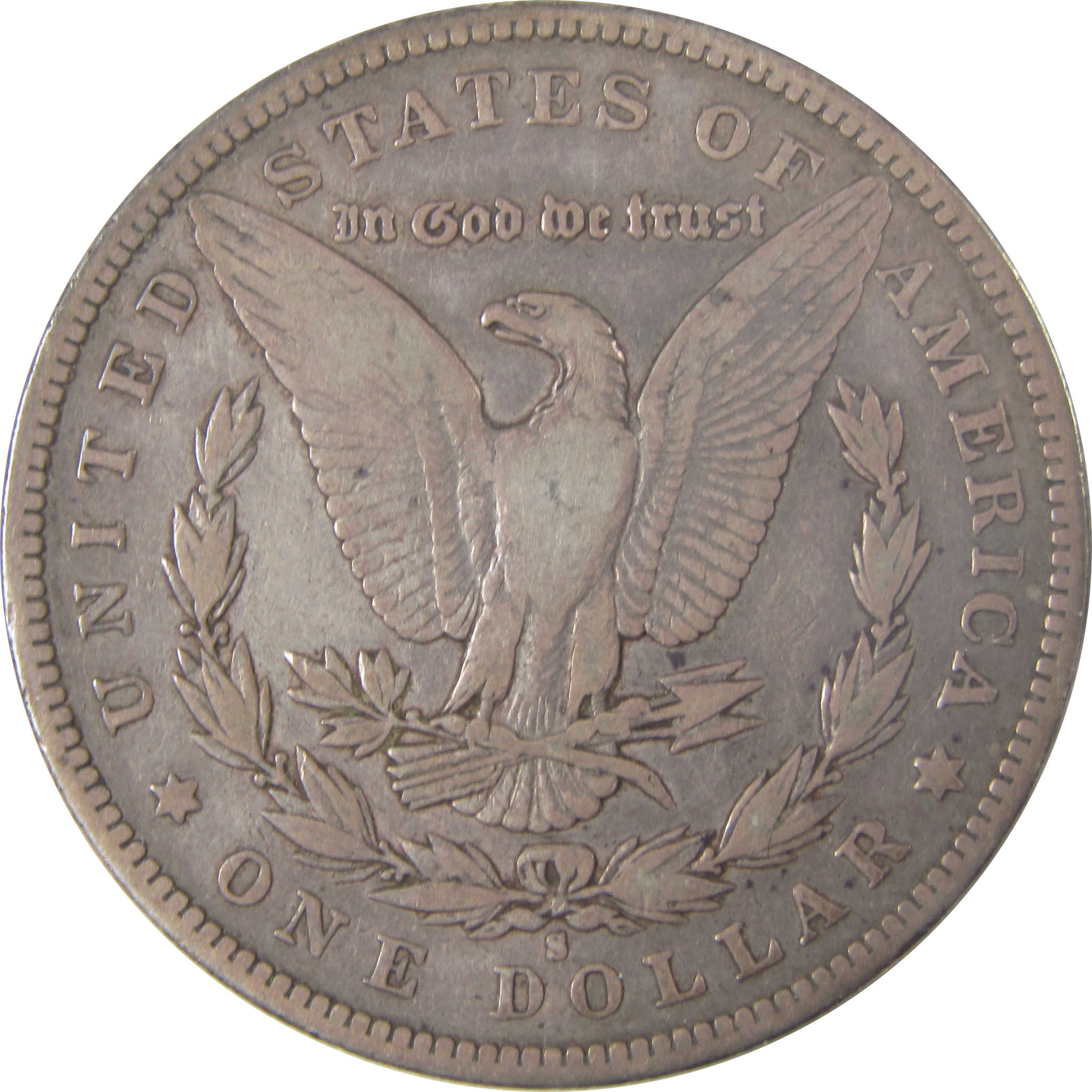 1896 S Morgan Dollar F Fine Silver $1 Coin SKU:I17395 - Morgan coin - Morgan silver dollar - Morgan silver dollar for sale - Profile Coins & Collectibles