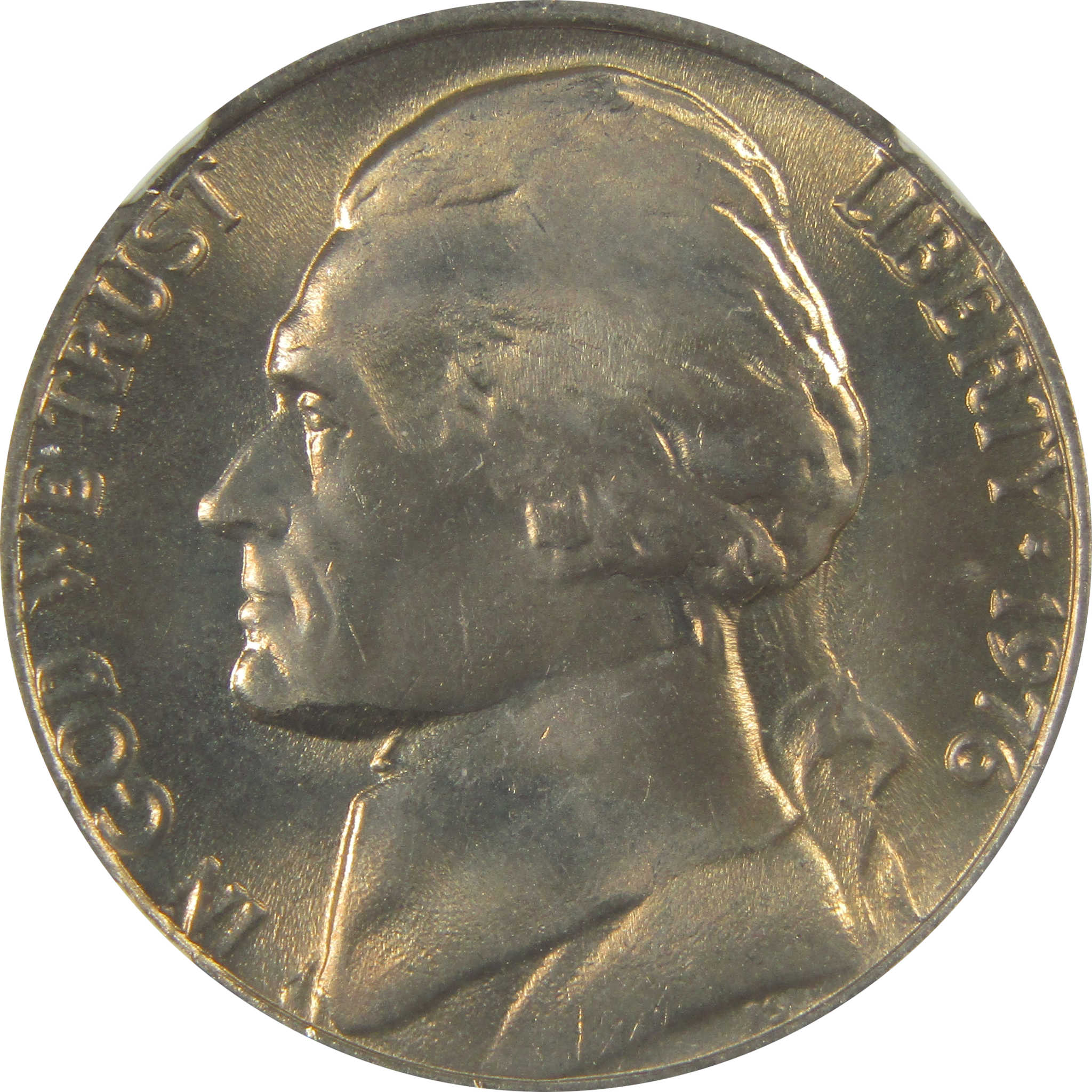 1976 Jefferson Nickel MS 67 NGC Original Bag Fragment SKU:I22117