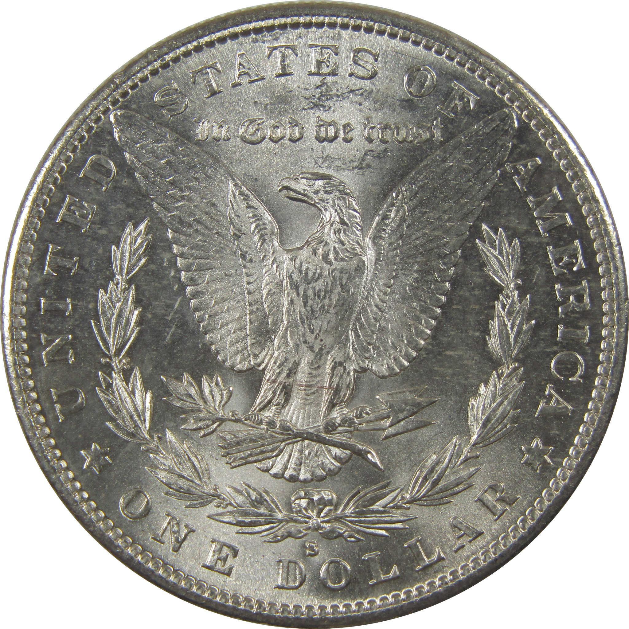 1881 S Morgan Silver Dollar Uncirculated Mint State $1 Coin SKU:I24082 - Morgan coin - Morgan silver dollar - Morgan silver dollar for sale - Profile Coins & Collectibles