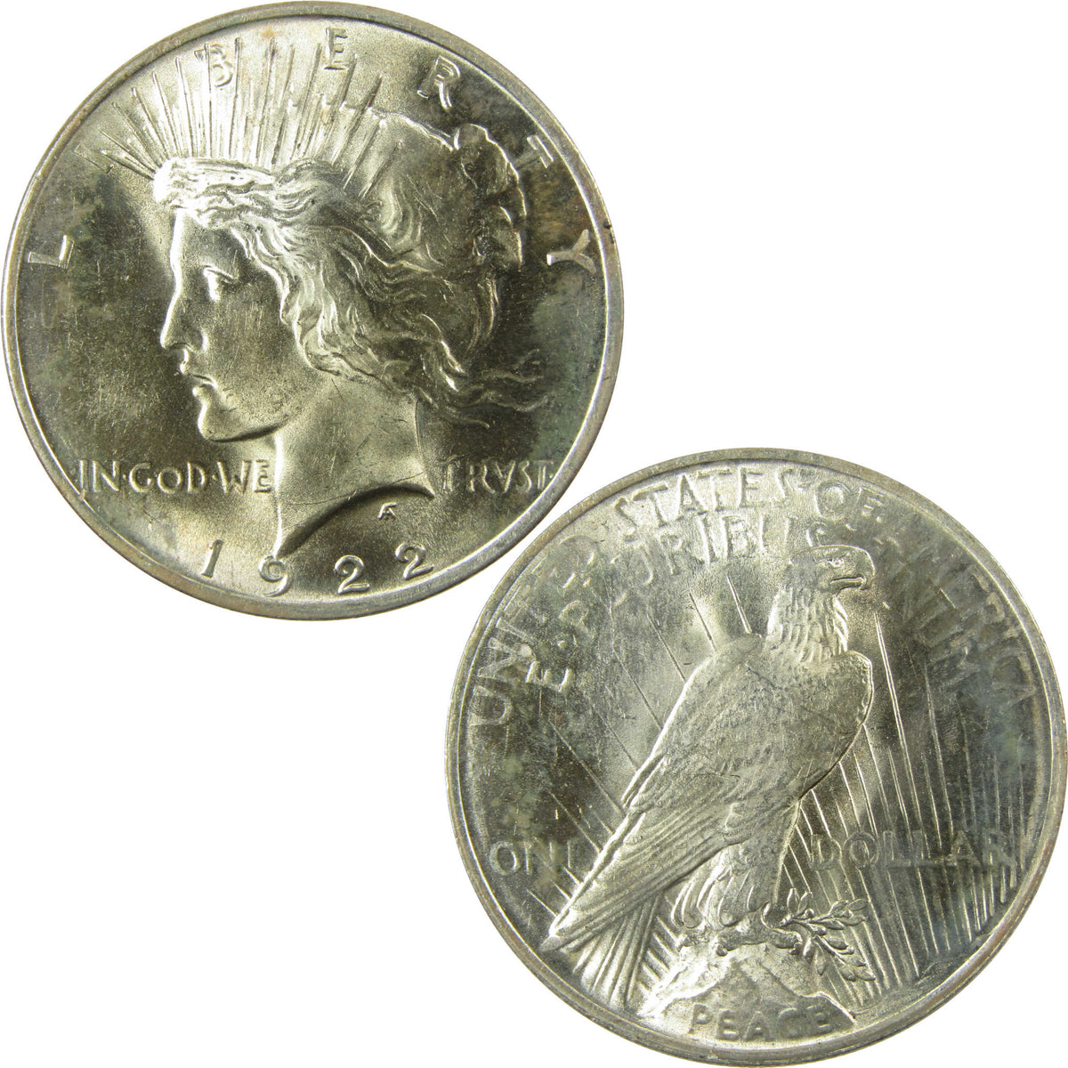 1922 Peace Silver Dollar Uncirculated Mint State $1 Coin SKU:CP1726
