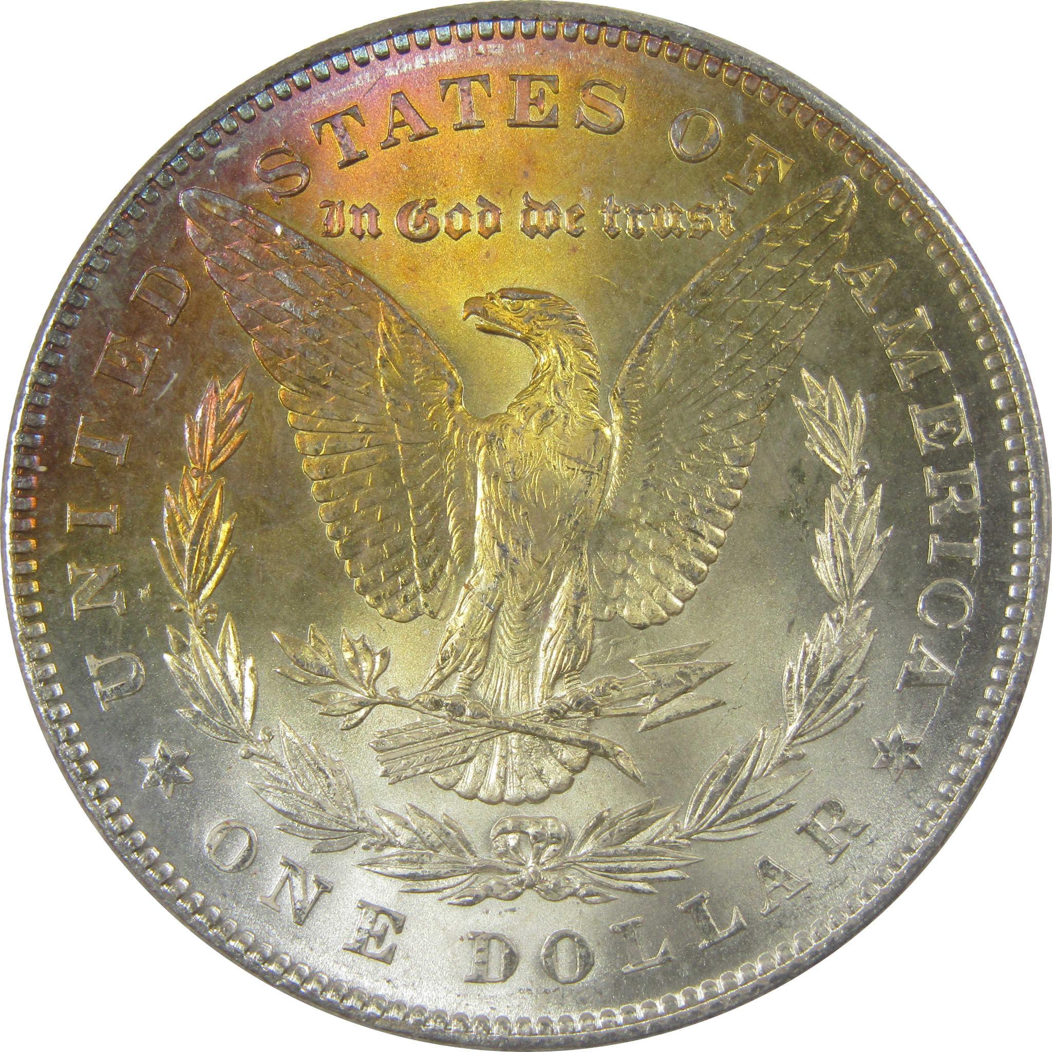 1878 7TF Rev 78 Morgan Silver $1 Uncirculated Toned SKU:I23576