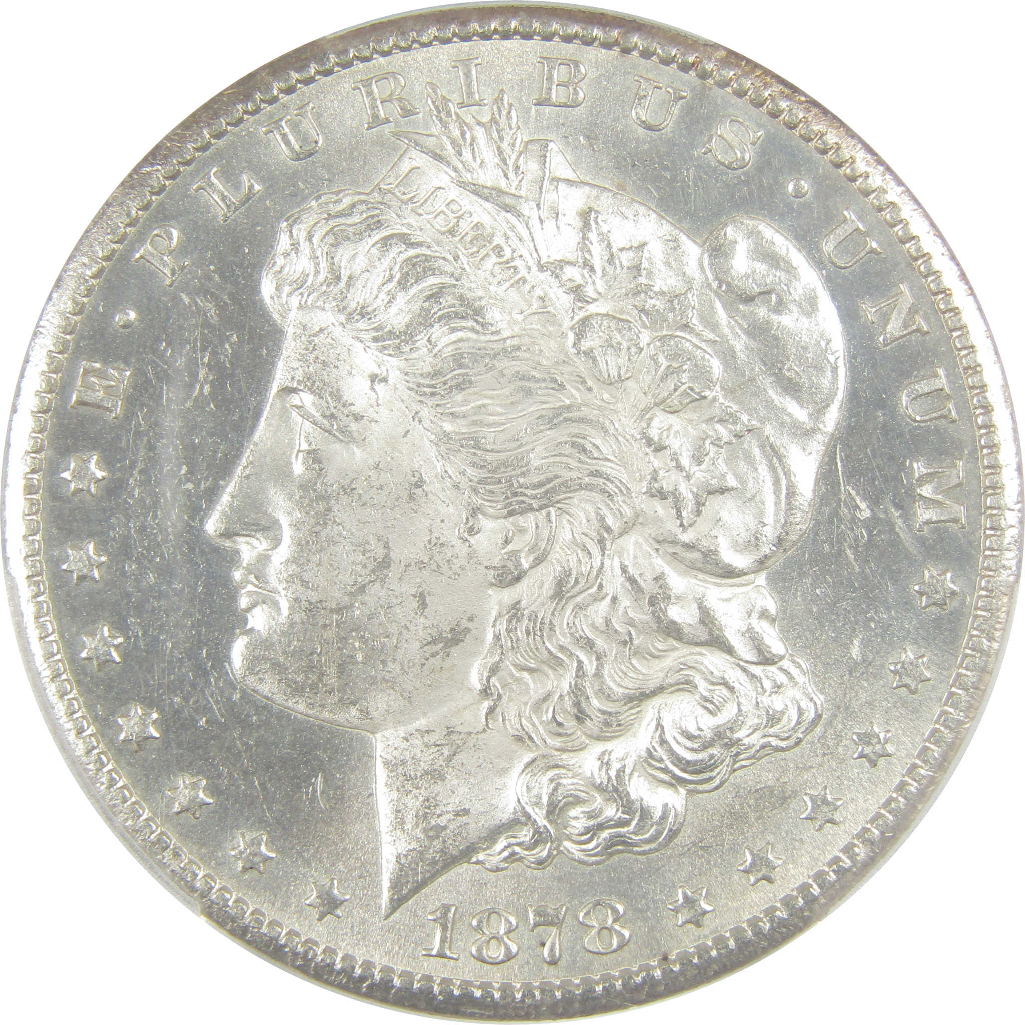 1878 CC Morgan Dollar MS 62 PCGS Silver Uncirculated SKU:I19924 - Morgan coin - Morgan silver dollar - Morgan silver dollar for sale - Profile Coins & Collectibles