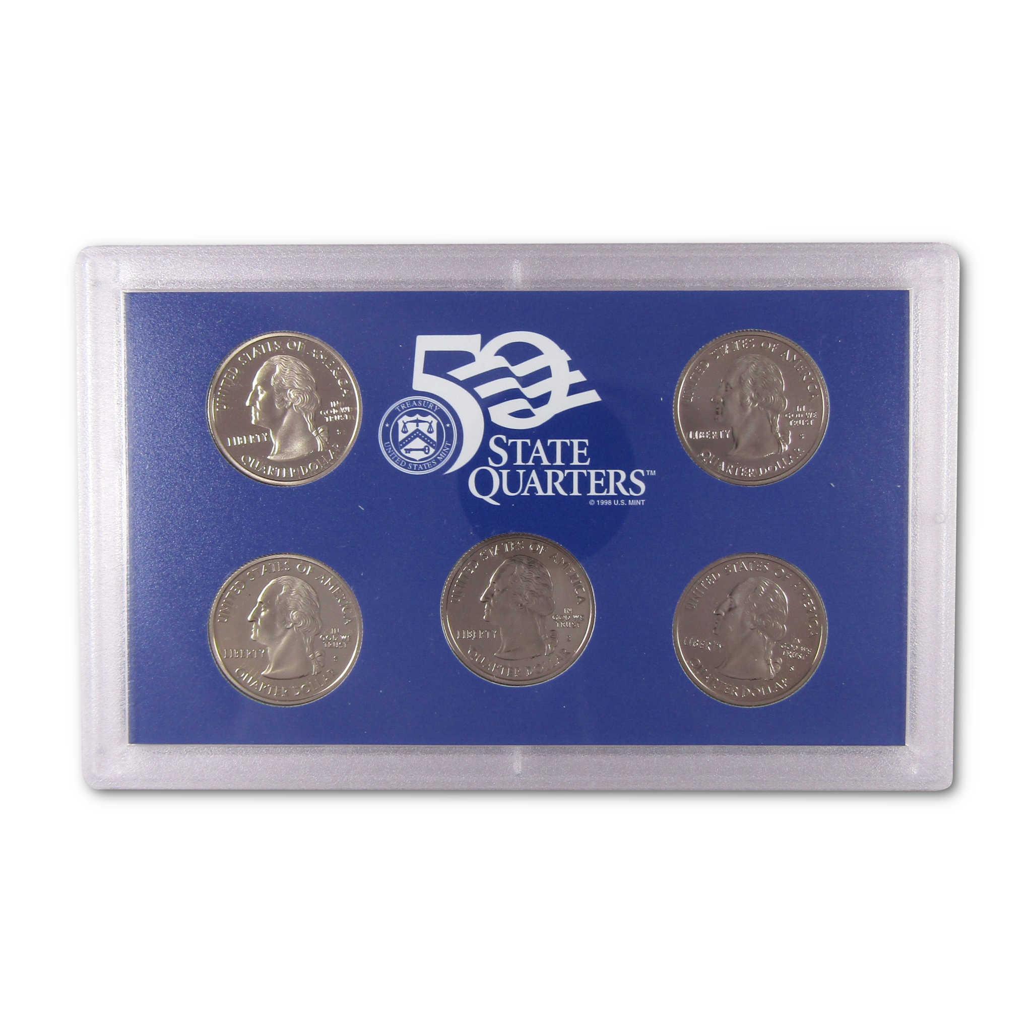 50 State Quarters collectible coin set in protective display case