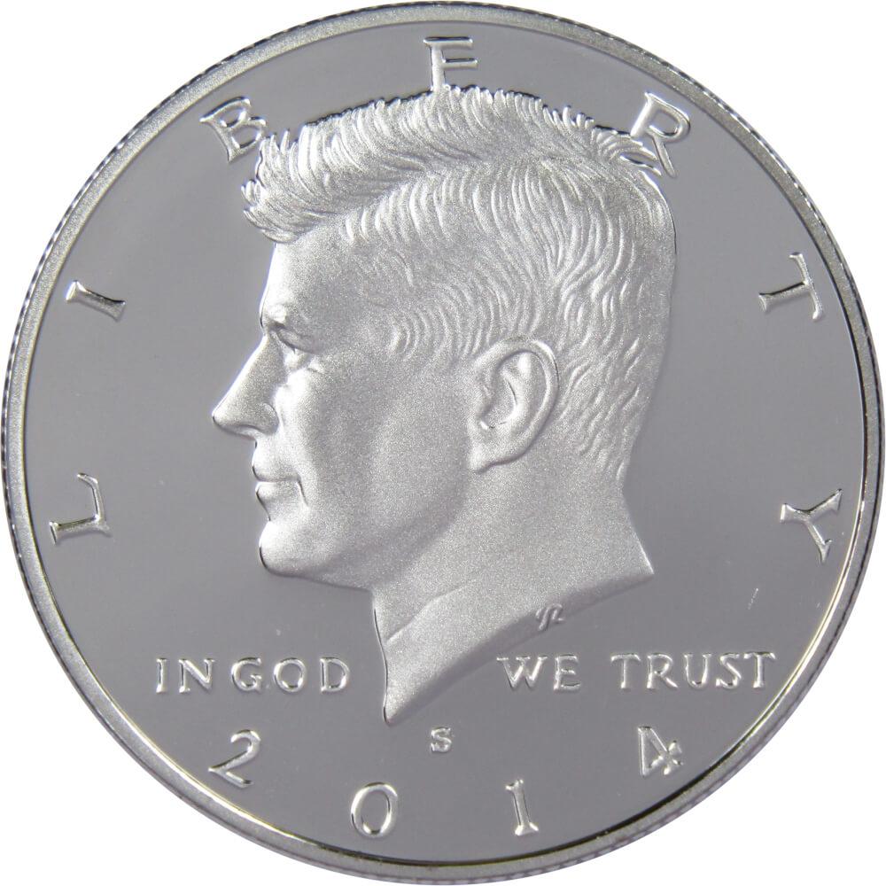 2014 S Kennedy Silver Half Dollar Proof 50c Coin Collectible