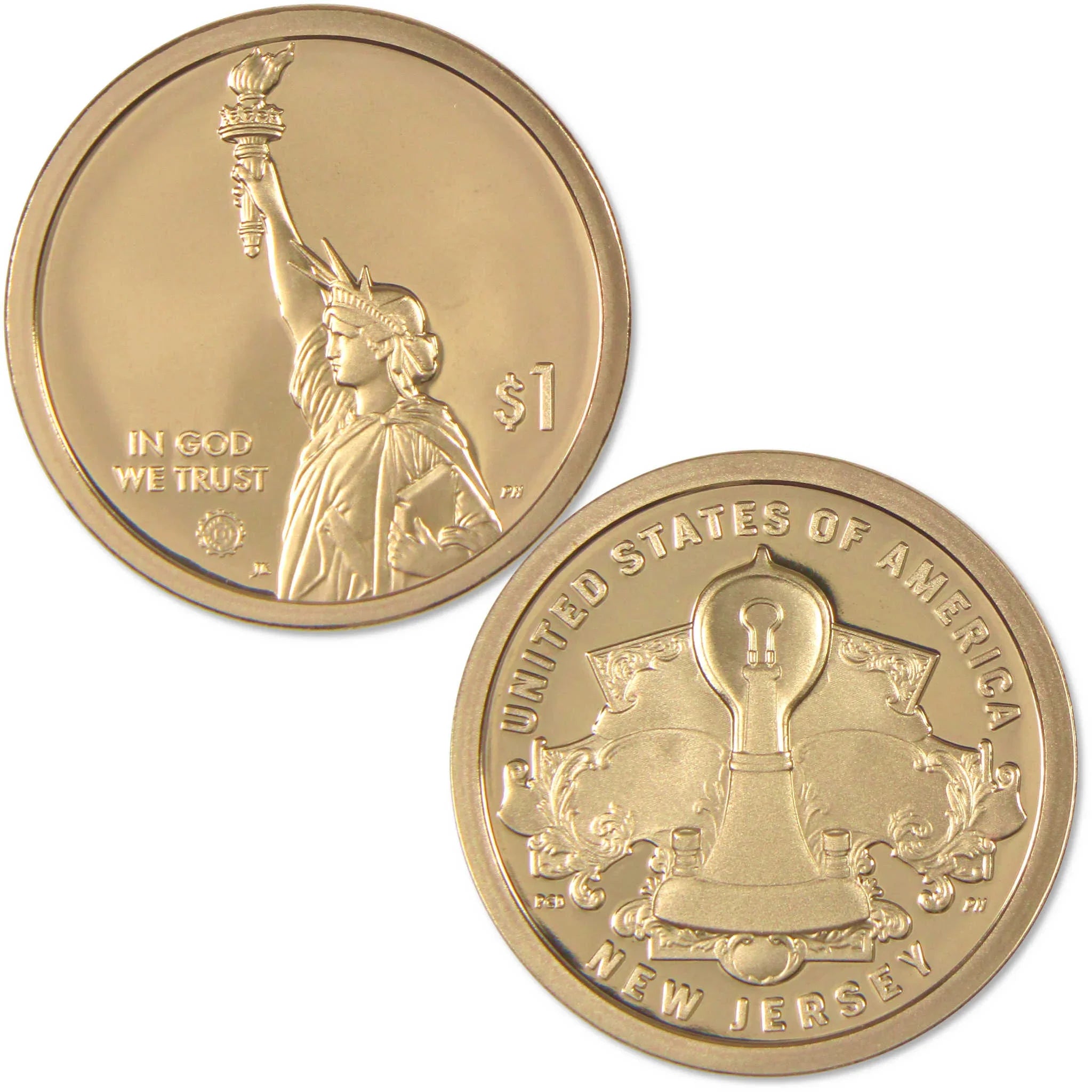 2019 S Light Bulb American Innovation Dollar Choice Proof $1 Coin