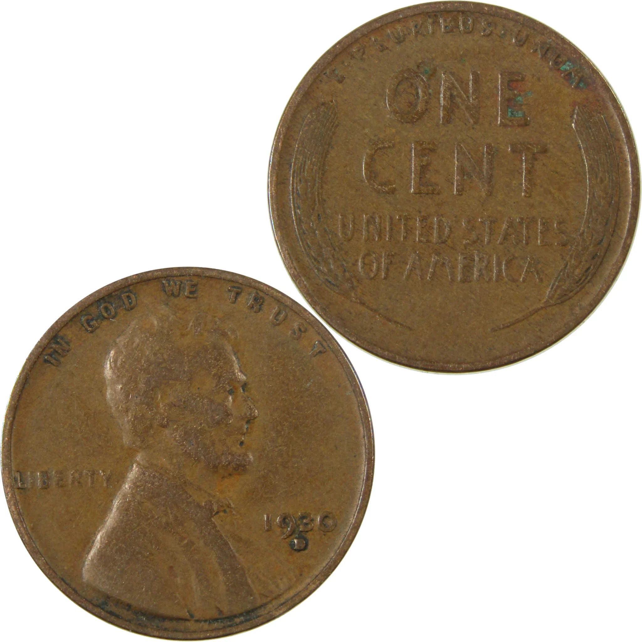 1930 D Lincoln Wheat Cent VF Very Fine Penny 1c Coin SKU:I27143
