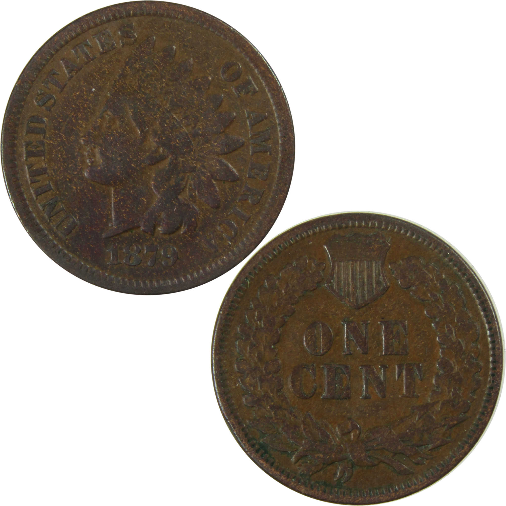 1879 Indian Head Cent VF Very Fine Penny 1c Coin SKU:I27454