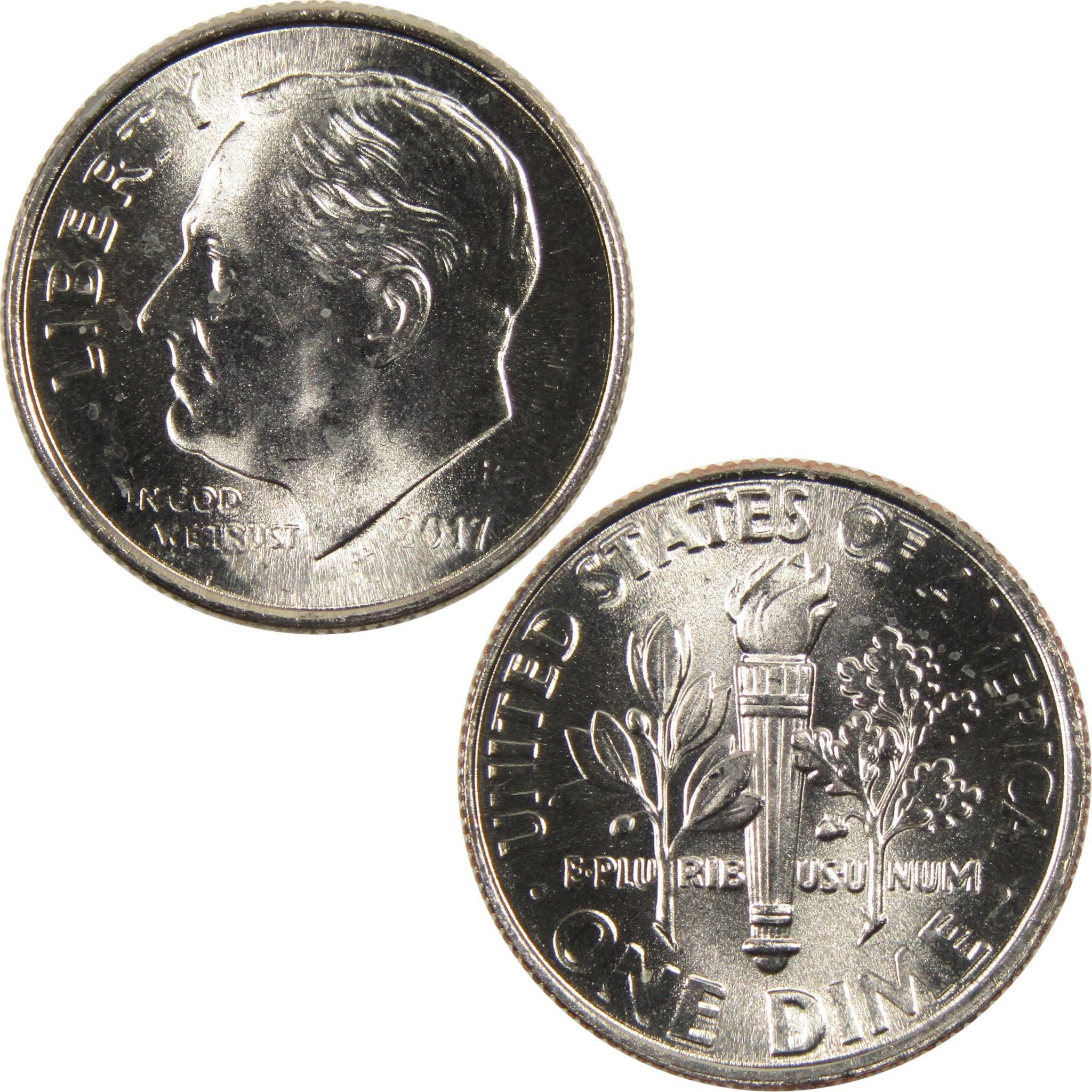 2017 P Roosevelt Dime BU Uncirculated Clad 10c Coin