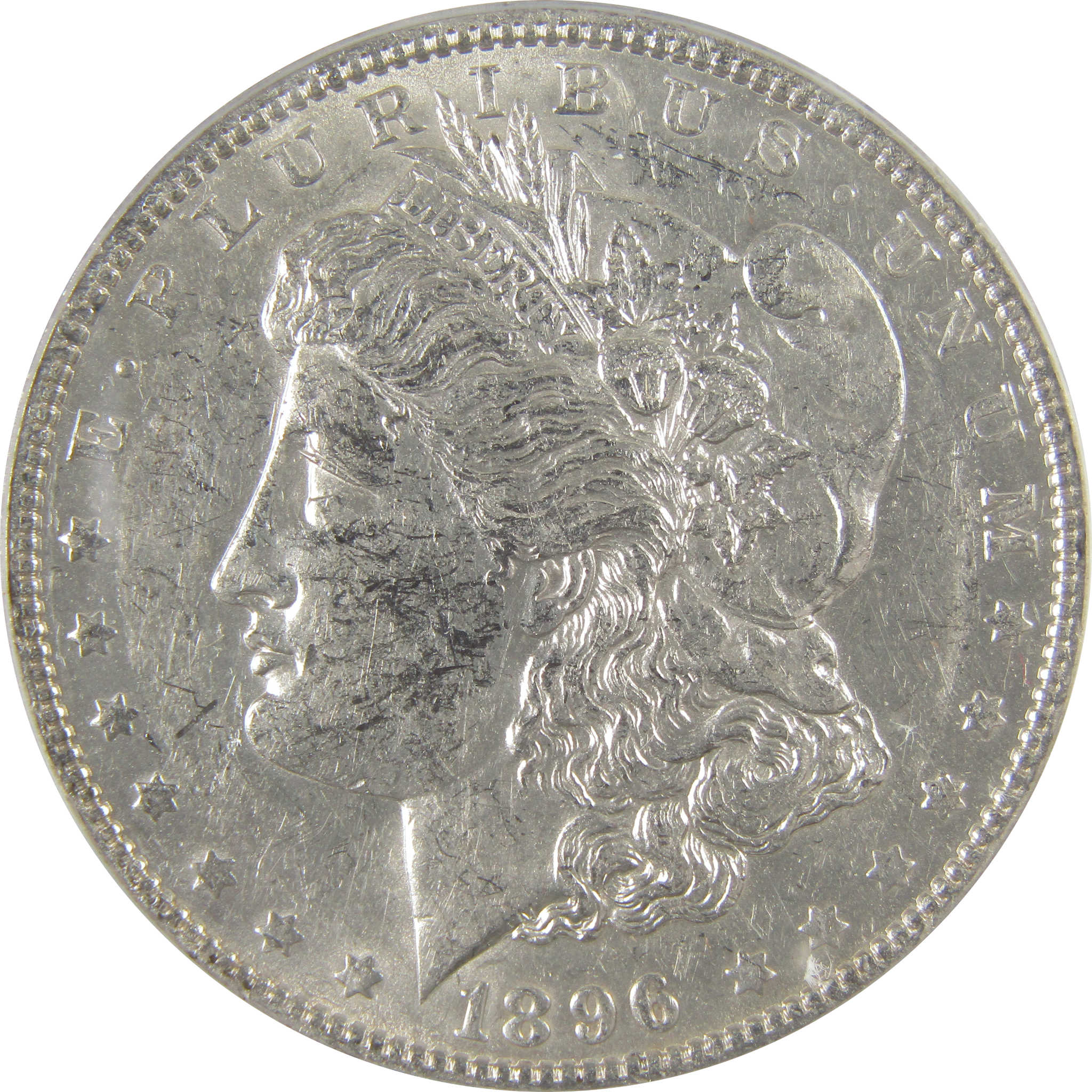 1896 O Morgan Dollar AU 50 Details ANACS Silver $1 Coin SKU:I19014 - Morgan coin - Morgan silver dollar - Morgan silver dollar for sale - Profile Coins & Collectibles