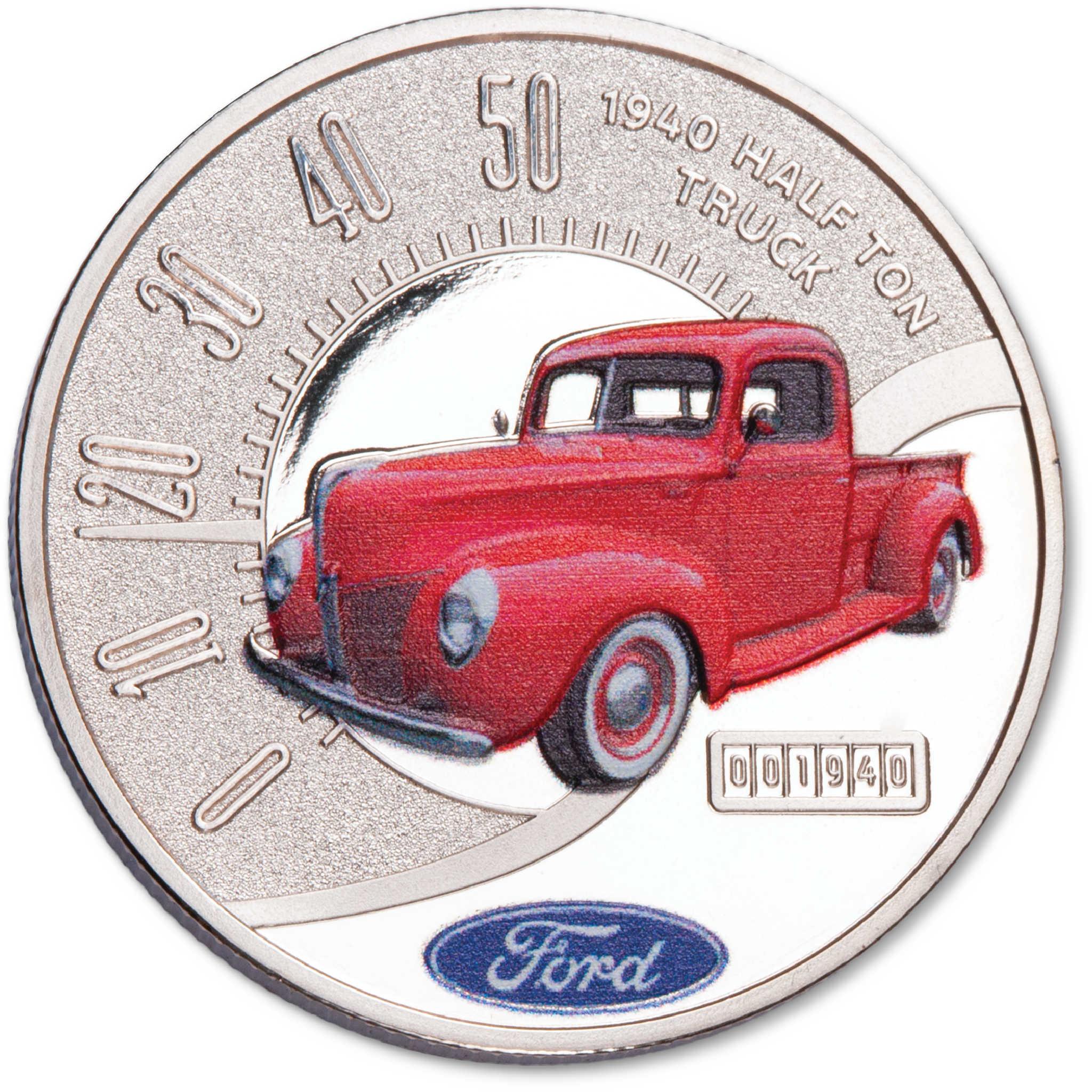 2025 Liberia Ford Truck Series 1940 Half Ton Proof-Like $1 Coin