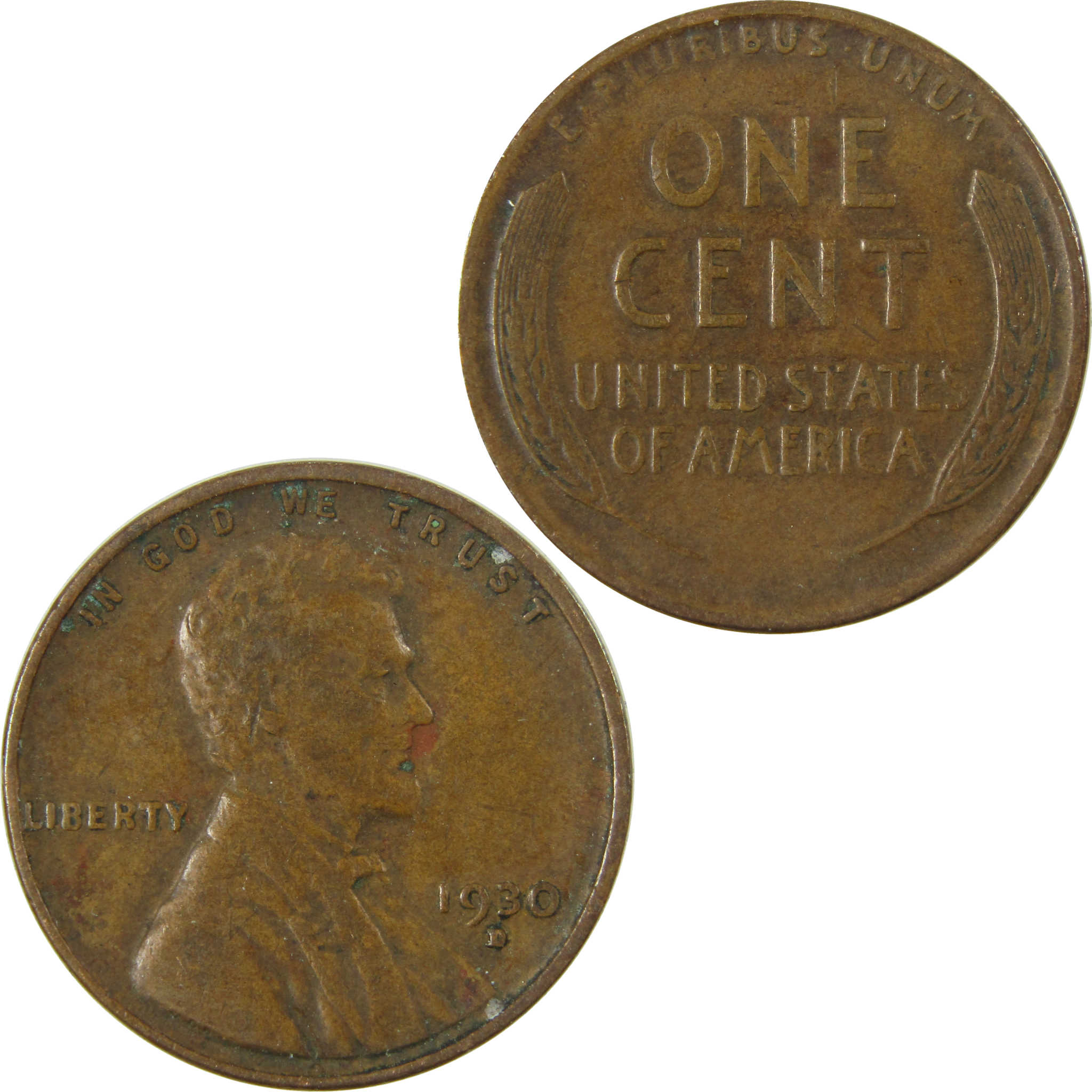 1930 D Lincoln Wheat Cent VF Very Fine Penny 1c Coin SKU:I27144