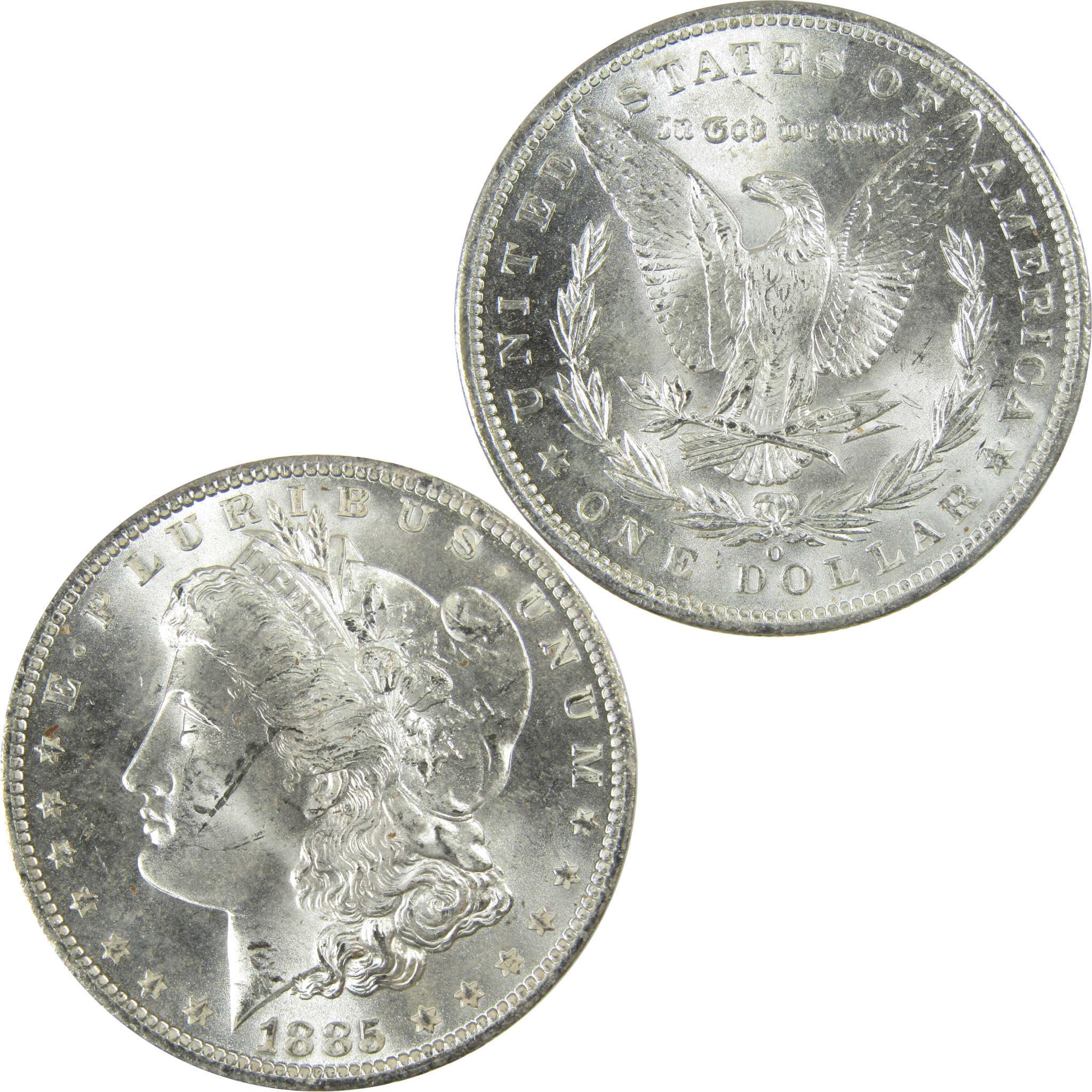 1885 O Morgan Silver Dollar Uncirculated Mint State $1 Coin SKU:I27465 - Morgan coin - Morgan silver dollar - Morgan silver dollar for sale - Profile Coins & Collectibles