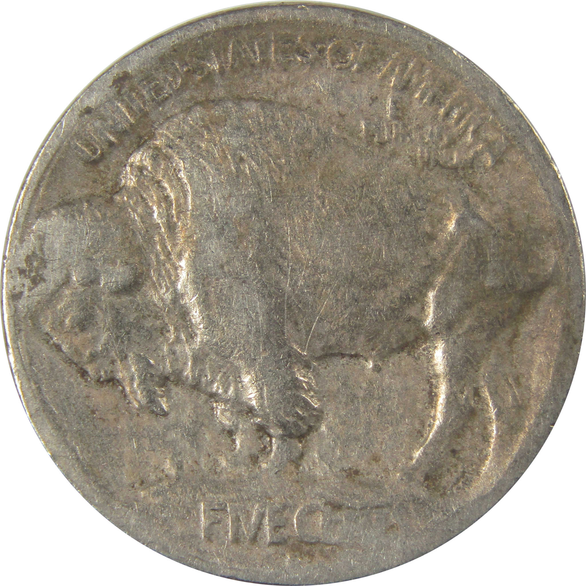 1913 S Type 1 Indian Head Buffalo Nickel AG About Good SKU:I22836
