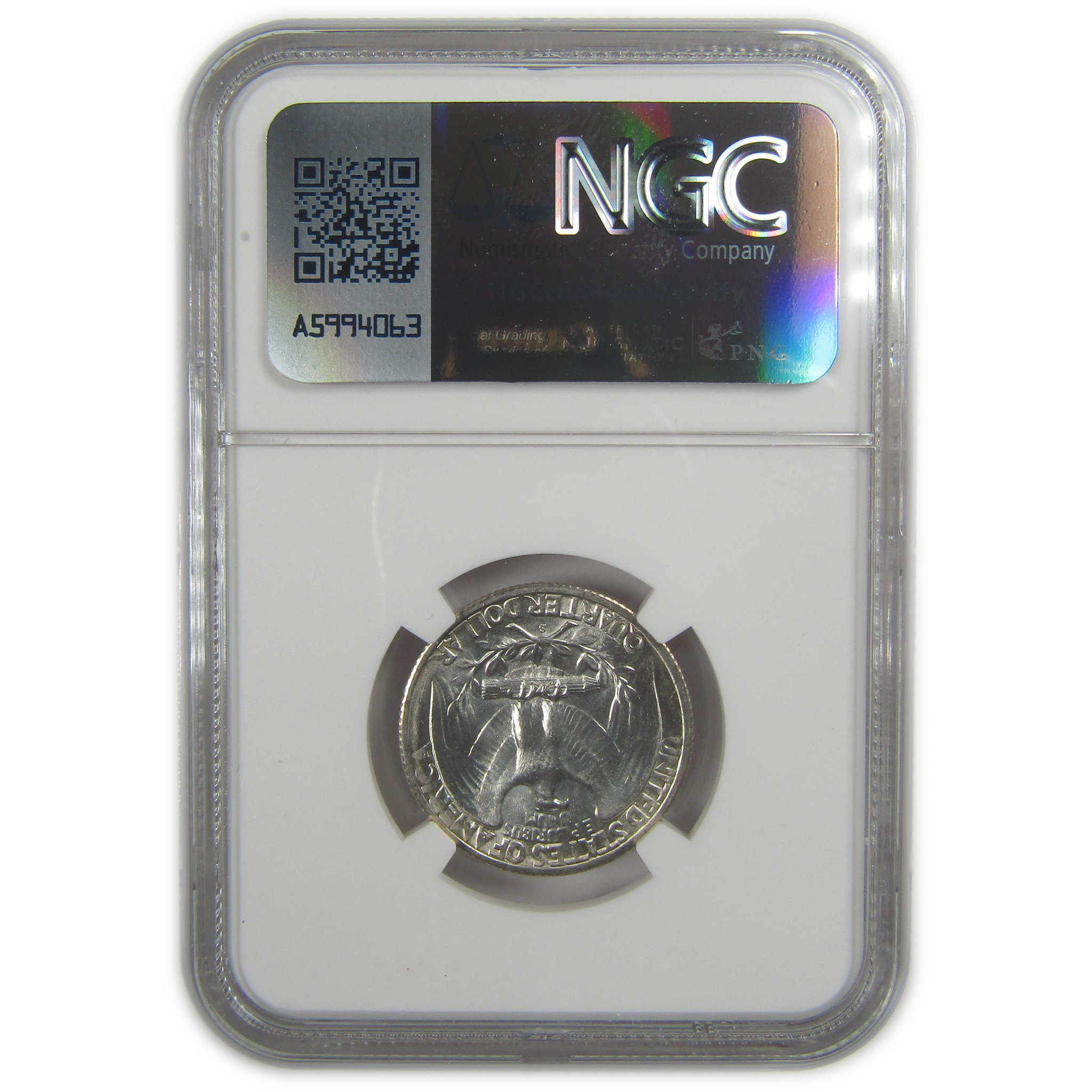 1941 S Washington Quarter MS 64 NGC Silver Bag Fragment SKU:I20611