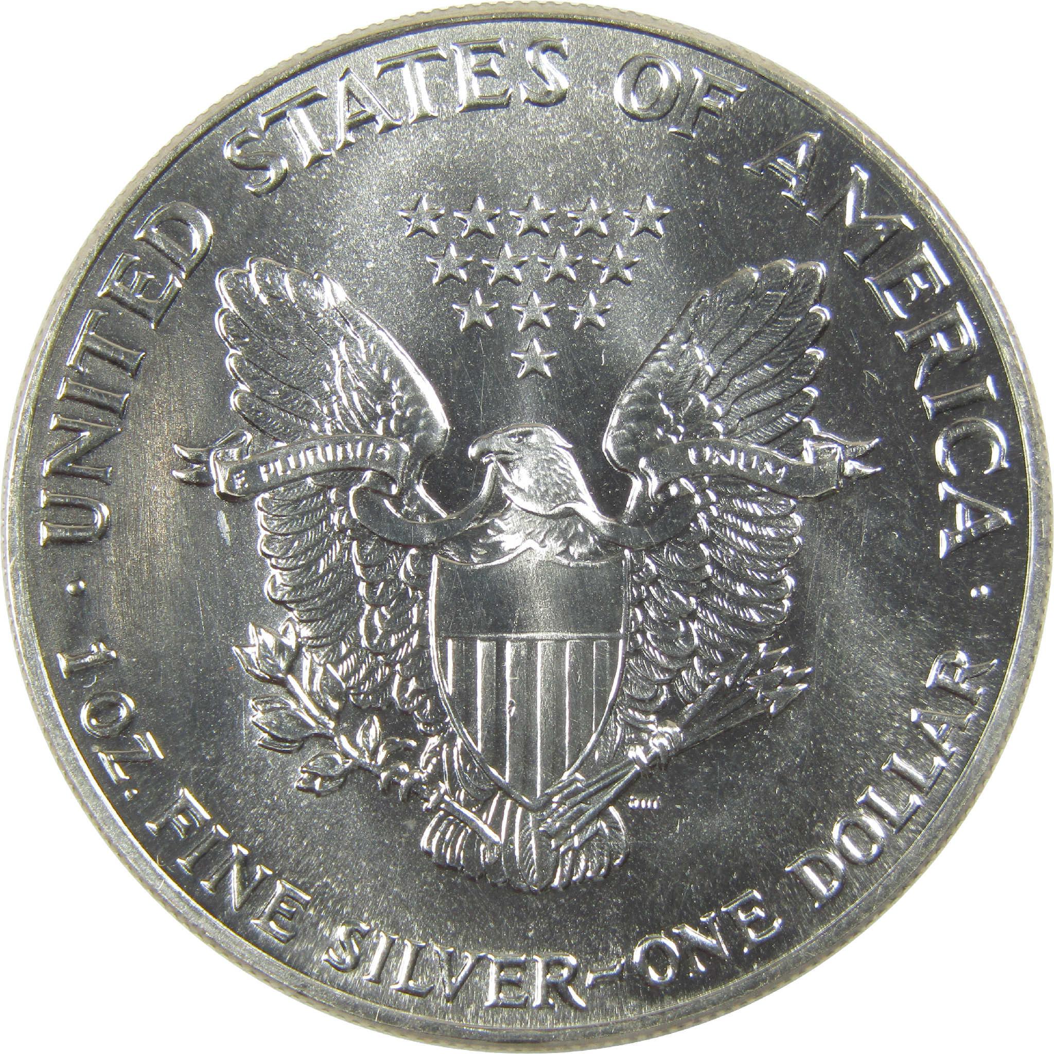 1988 American Silver Eagle Uncirculated Bullion $1 Coin