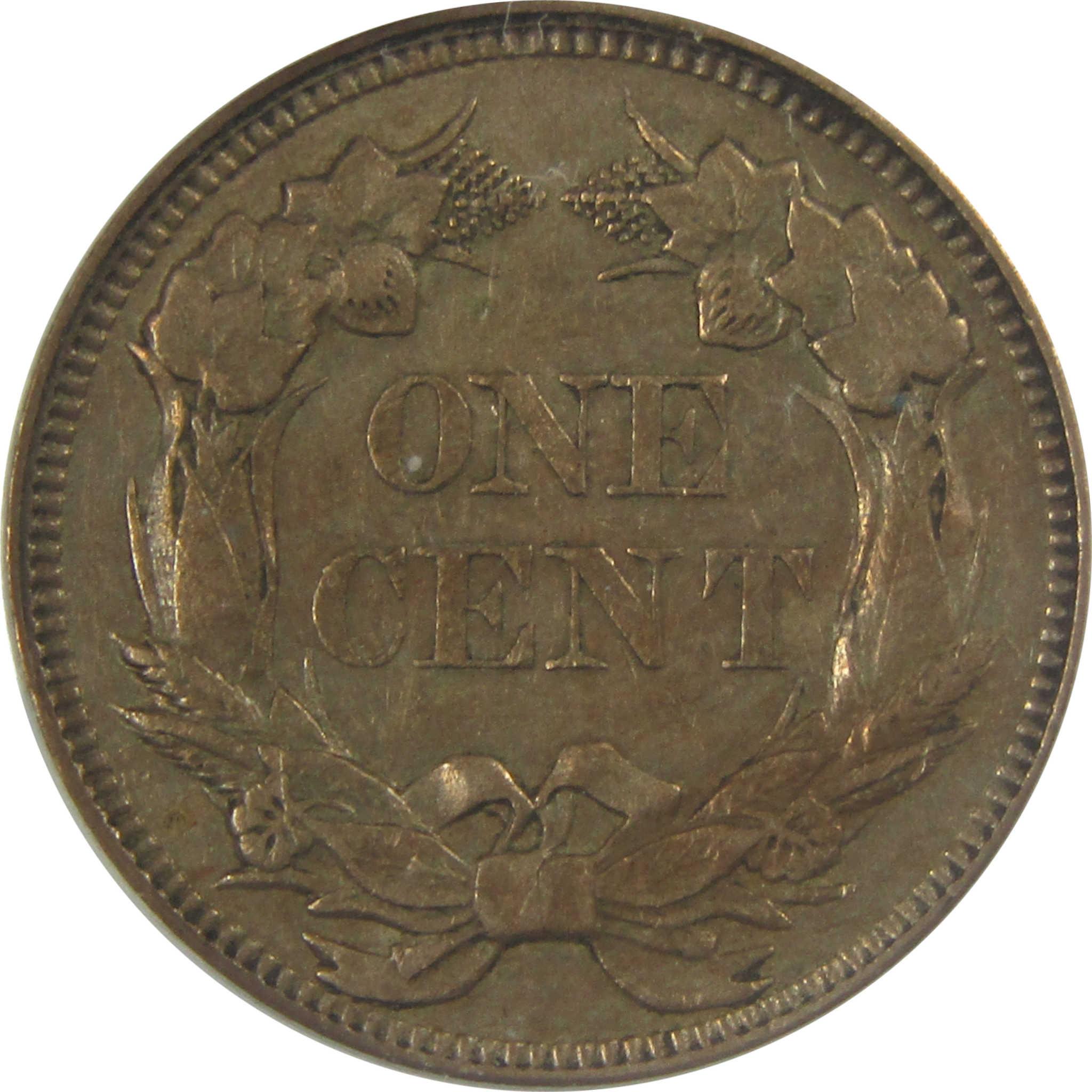 1858 Large Letters Flying Eagle Cent AU 50 ANACS Penny SKU:I24897