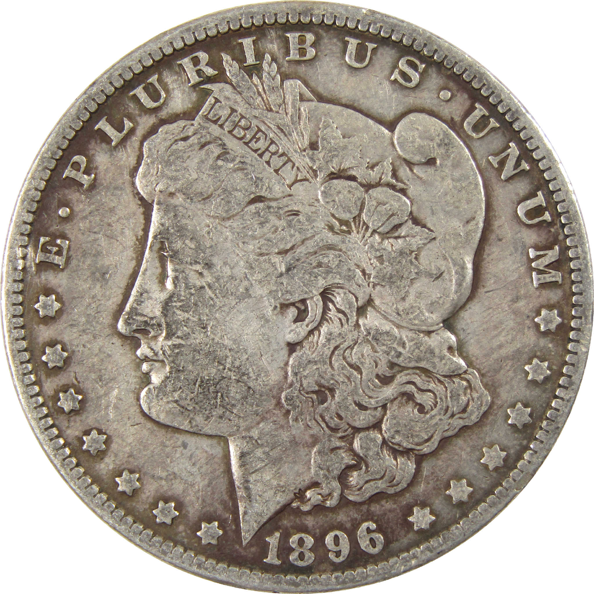 1896 O Morgan Dollar F Fine Silver $1 Coin SKU:I11659 - Morgan coin - Morgan silver dollar - Morgan silver dollar for sale - Profile Coins & Collectibles