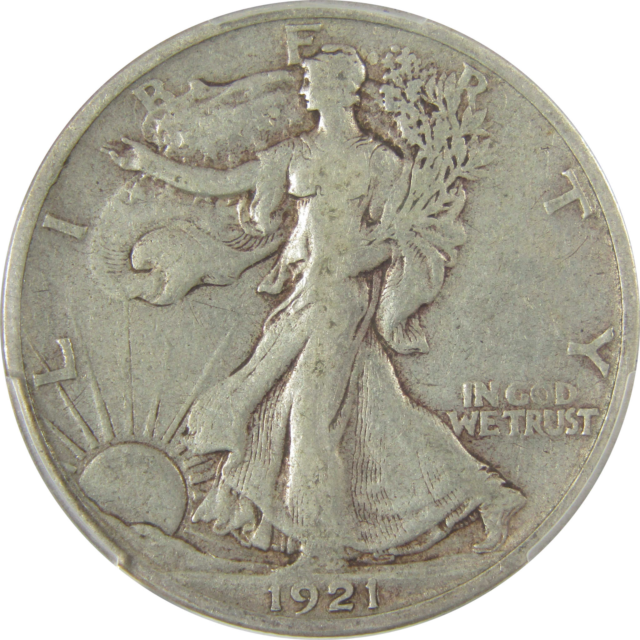 1921 S Liberty Walking Half Dollar VF 20 PCGS Silver SKU:I19619