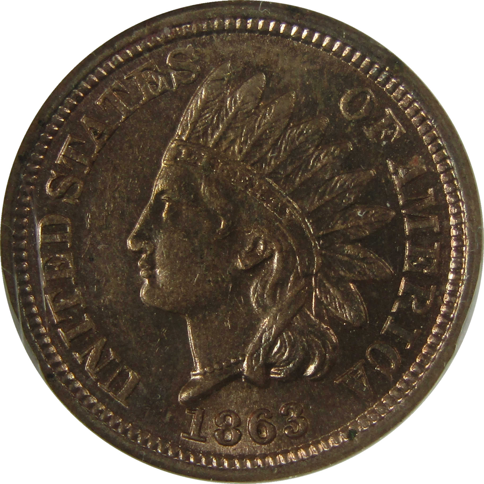 1863 Indian Head Cent MS 61 NGC CAC Uncirculated Penny SKU:CP1572