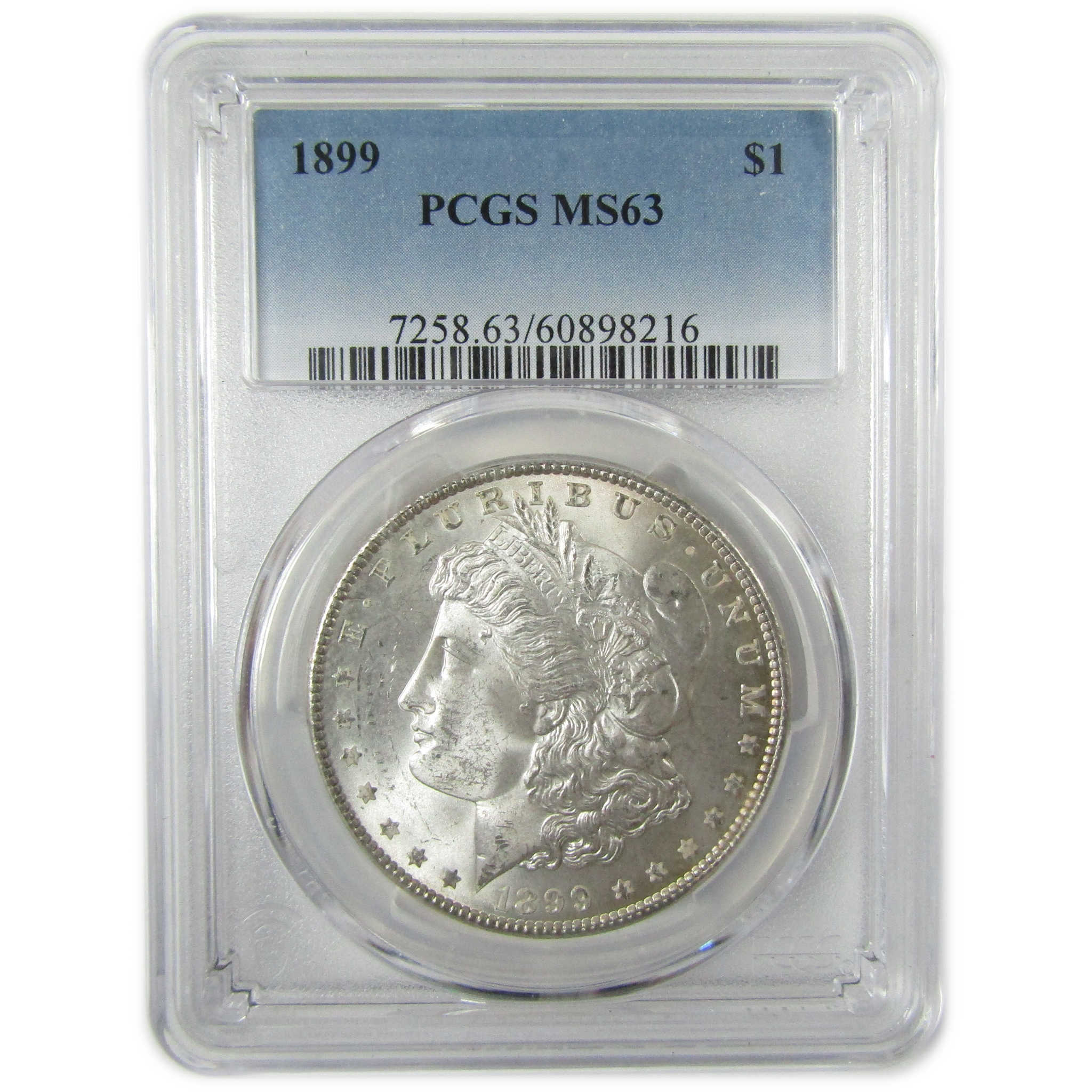 1899 Morgan Silver Dollar MS 63 PCGS Uncirculated $1 Coin SKU:I28362