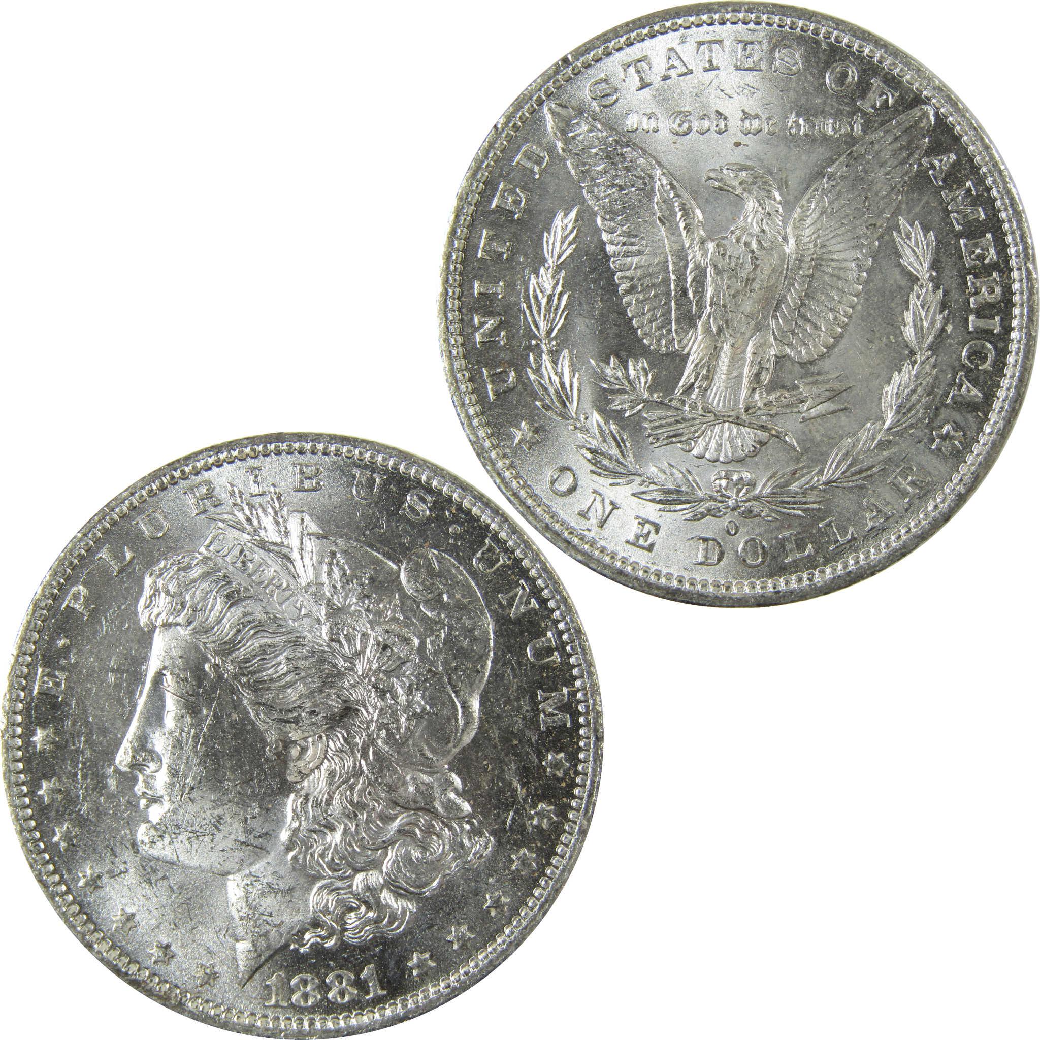 1881 O Morgan Silver Dollar Uncirculated Mint State $1 Coin SKU:I27722 - Morgan coin - Morgan silver dollar - Morgan silver dollar for sale - Profile Coins & Collectibles