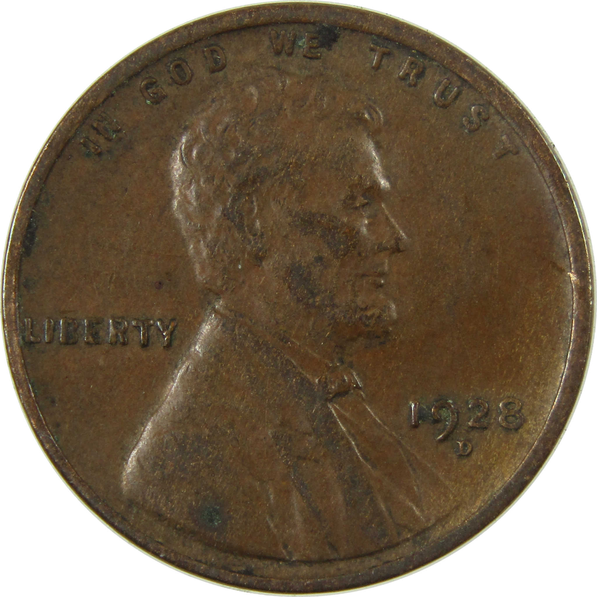 1928 D Lincoln Wheat Cent VF Very Fine Penny 1c Coin SKU:I27587