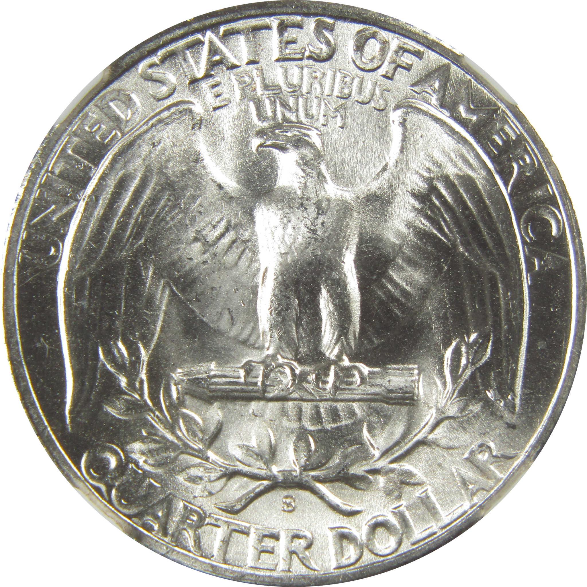 1946 S Washington Quarter MS 66 NGC Silver Bag Fragment SKU:I20512
