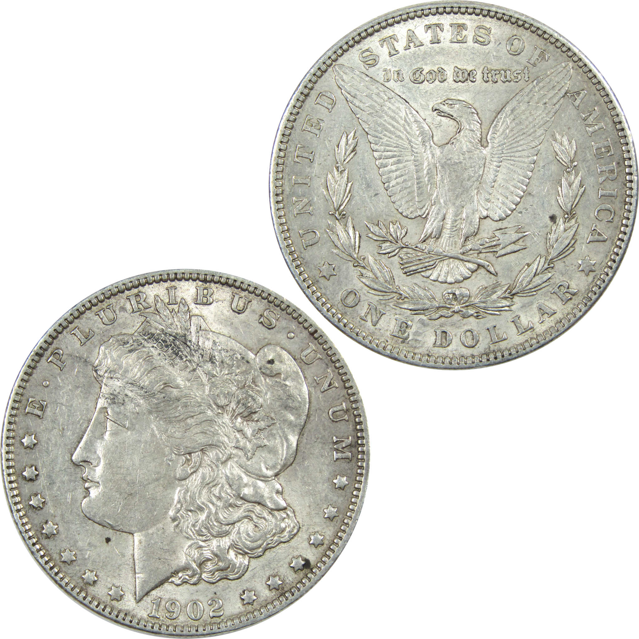 1902 Morgan Dollar AU Details Silver $1 Coin SKU:I14233 - Morgan coin - Morgan silver dollar - Morgan silver dollar for sale - Profile Coins & Collectibles