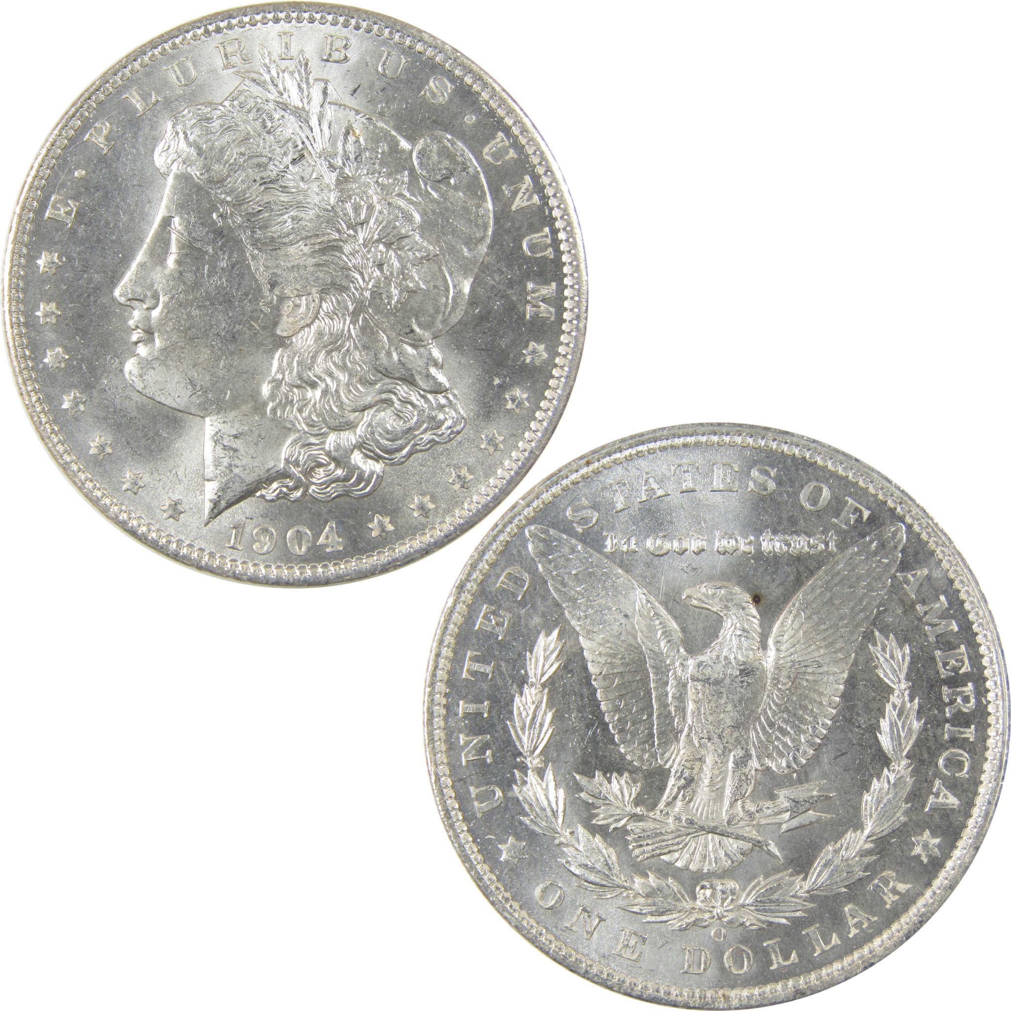 1904 O Morgan Silver Dollar Uncirculated Mint State $1 Coin SKU:I24711 - Morgan coin - Morgan silver dollar - Morgan silver dollar for sale - Profile Coins & Collectibles