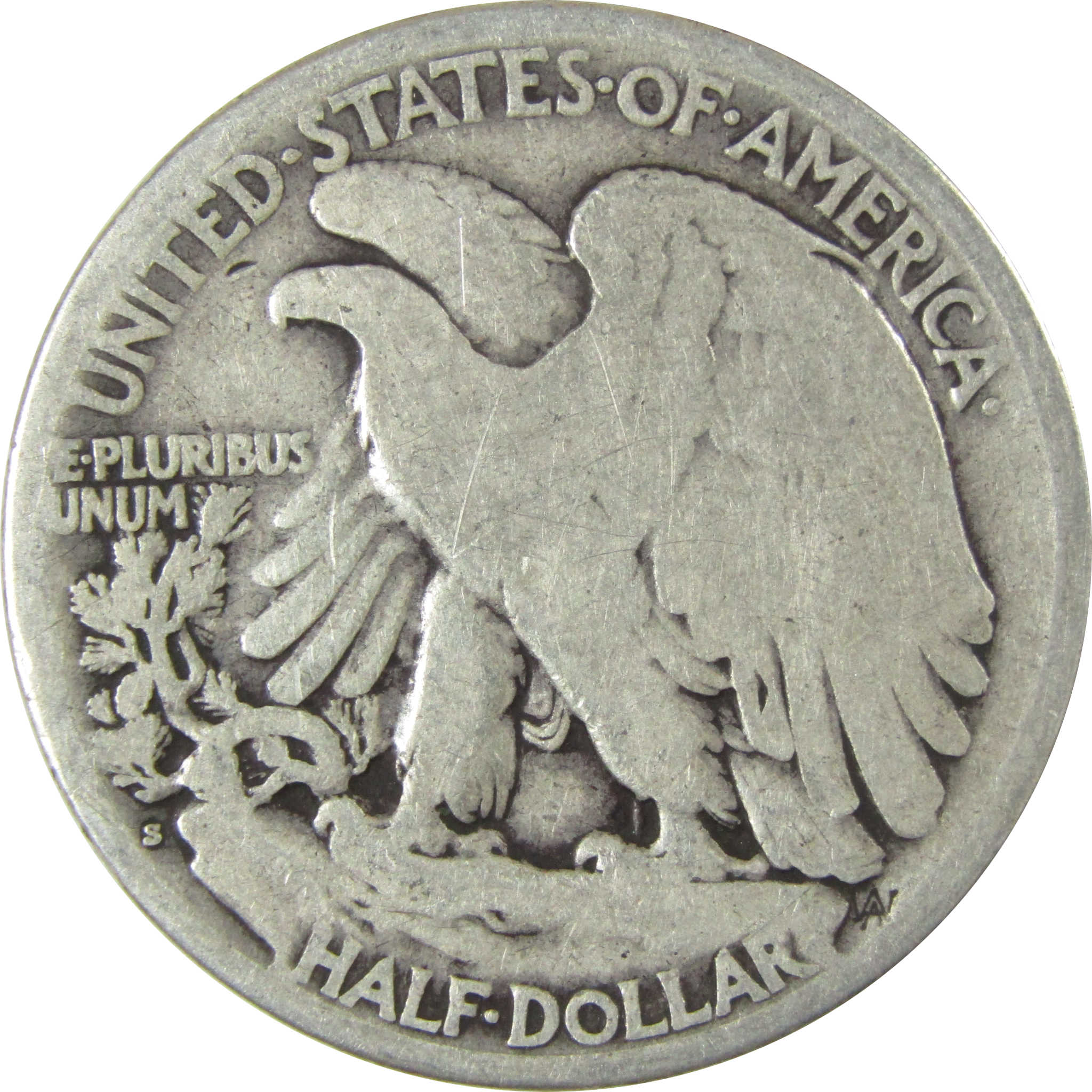 1918 S Liberty Walking Silver Half Dollar G Good 50c Coin SKU:CP520