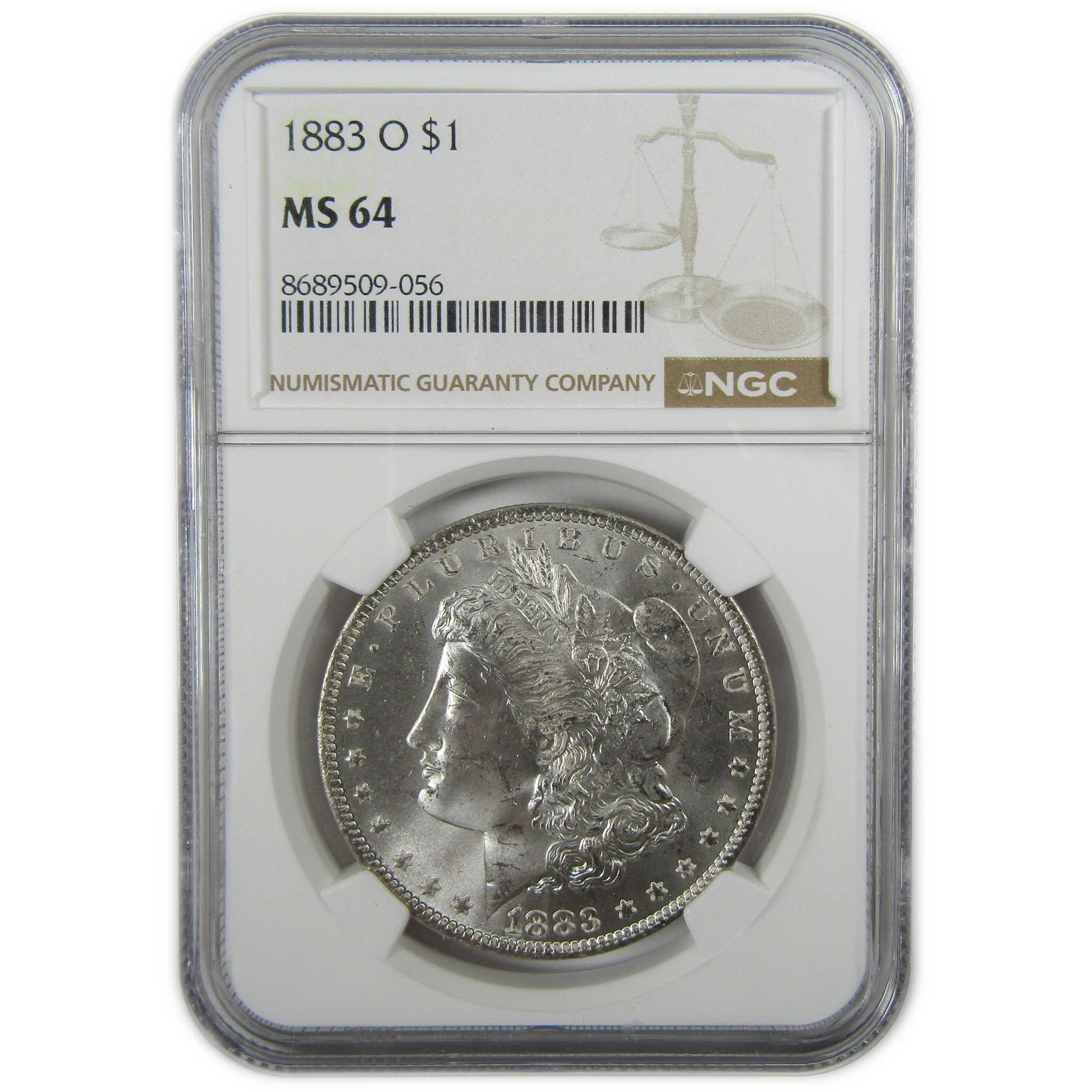 1883 O Morgan Silver Dollar MS 64 NGC Uncirculated $1 Coin SKU:CP382 - Morgan coin - Morgan silver dollar - Morgan silver dollar for sale - Profile Coins & Collectibles