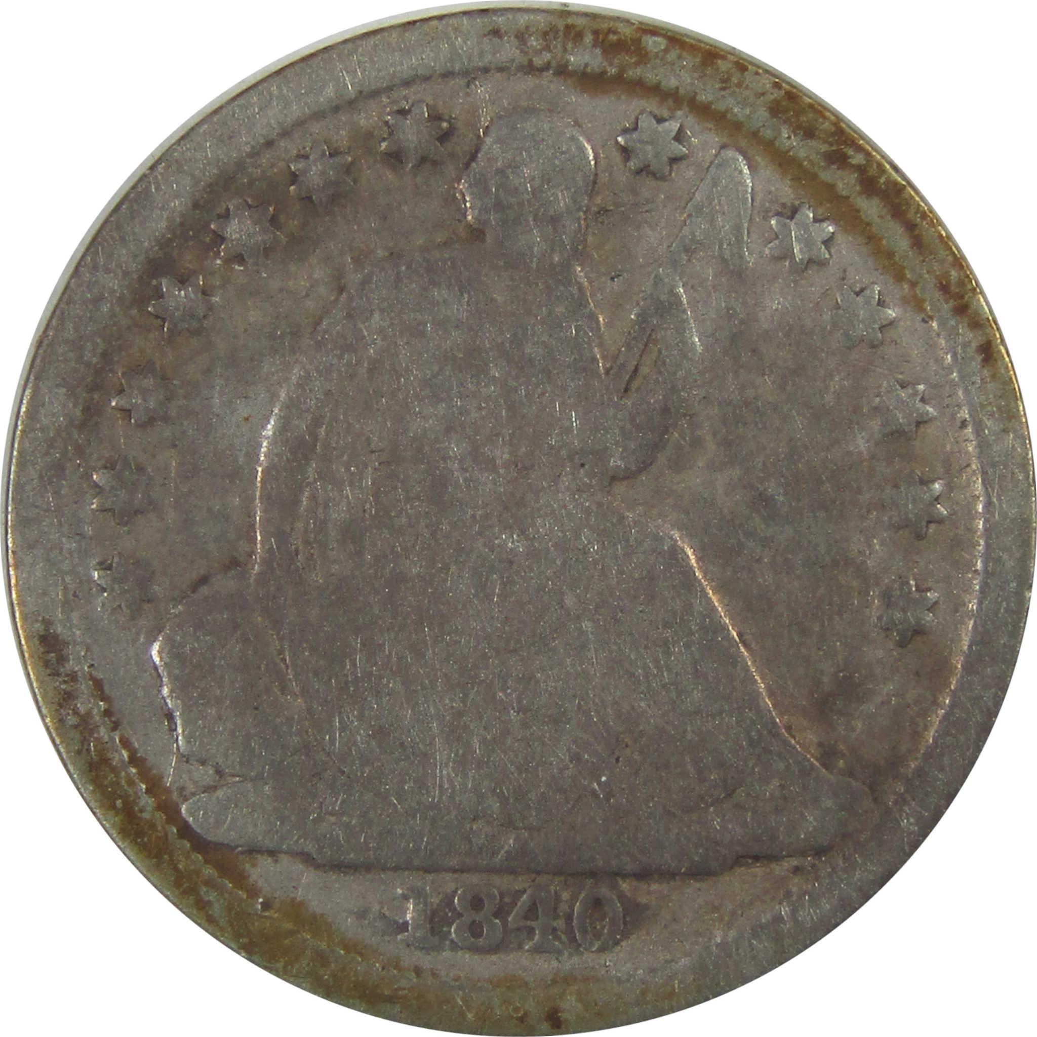 1840 O Seated Liberty Dime AG About Good Details Silver SKU:I19146
