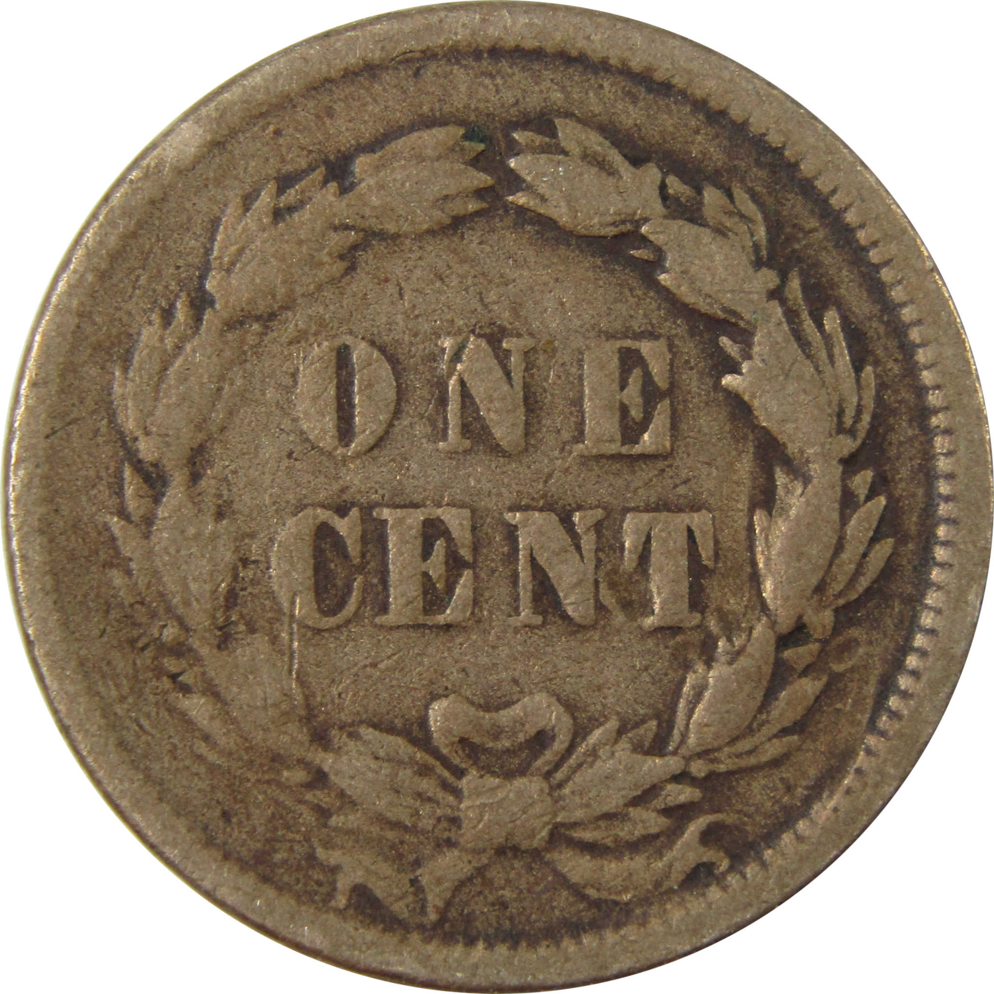 1859 Indian Head Cent F Fine Penny 1c Coin Collectible SKU:CP1261