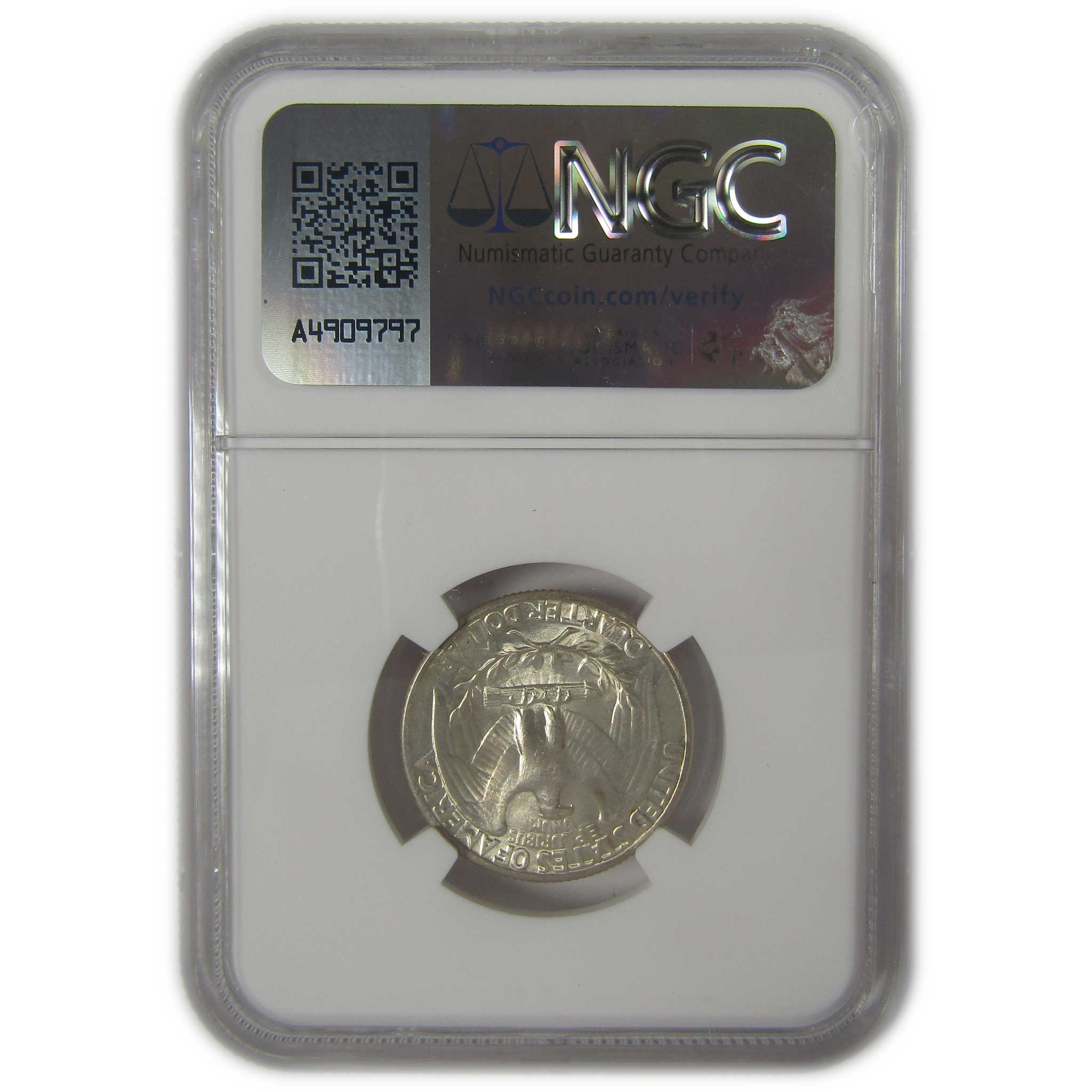 1937 Washington Quarter MS 65 NGC Original Bag Fragment SKU:I22591