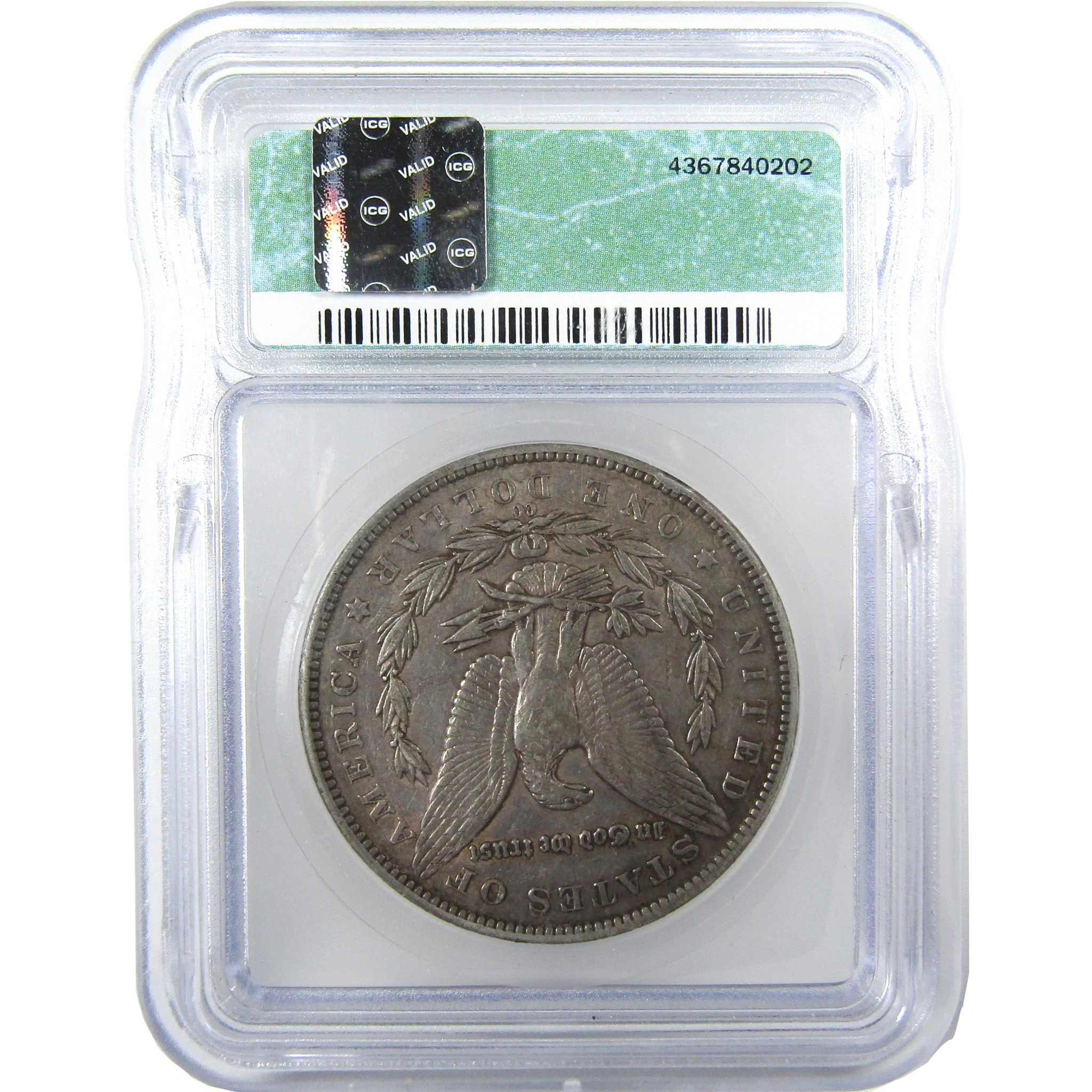 1891 CC Morgan Silver Dollar EF 45 ICG $1 Coin Collectible SKU:I27438 - Morgan coin - Morgan silver dollar - Morgan silver dollar for sale - Profile Coins & Collectibles