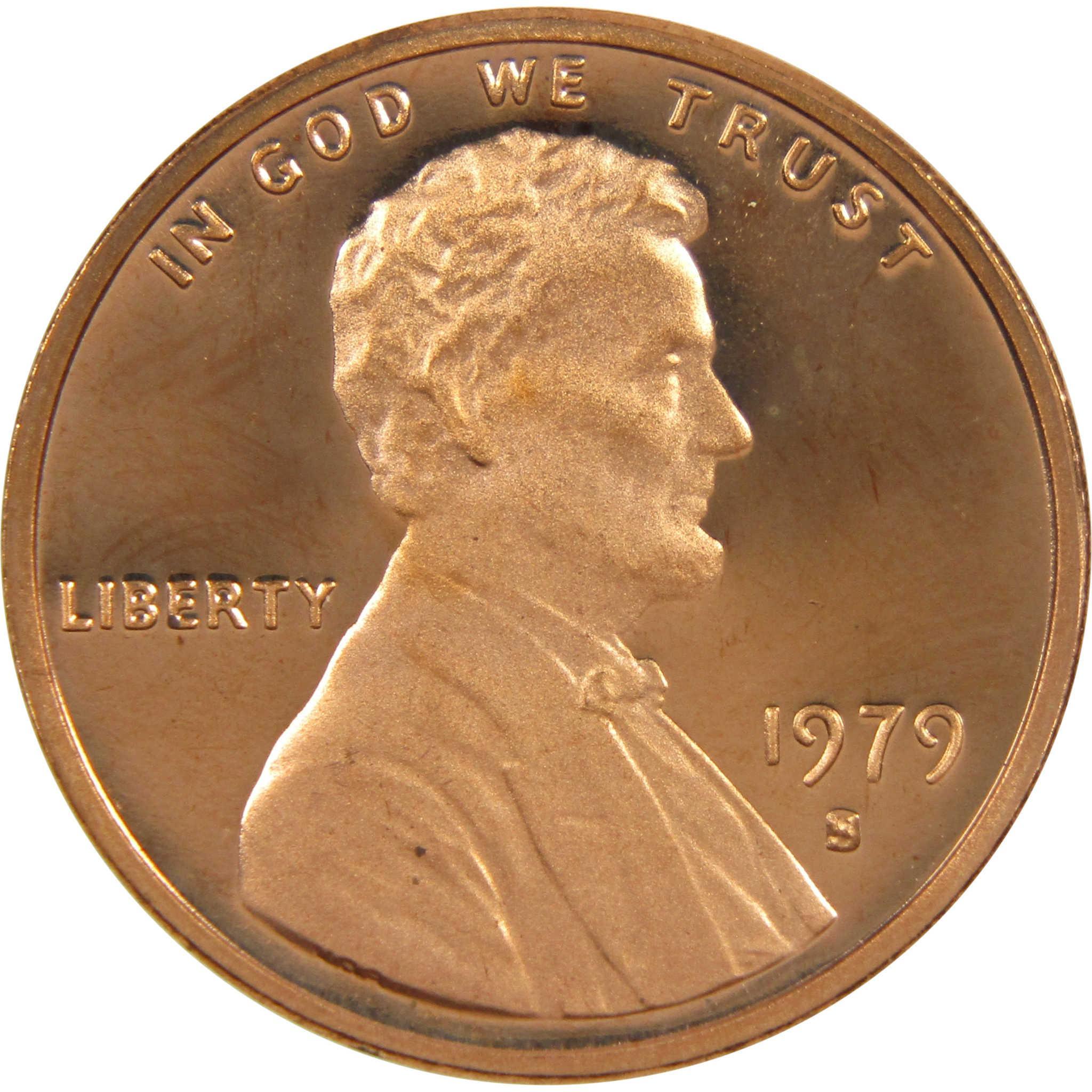 1979 S Type 1 Lincoln Memorial Cent Choice Proof Penny 1c Coin