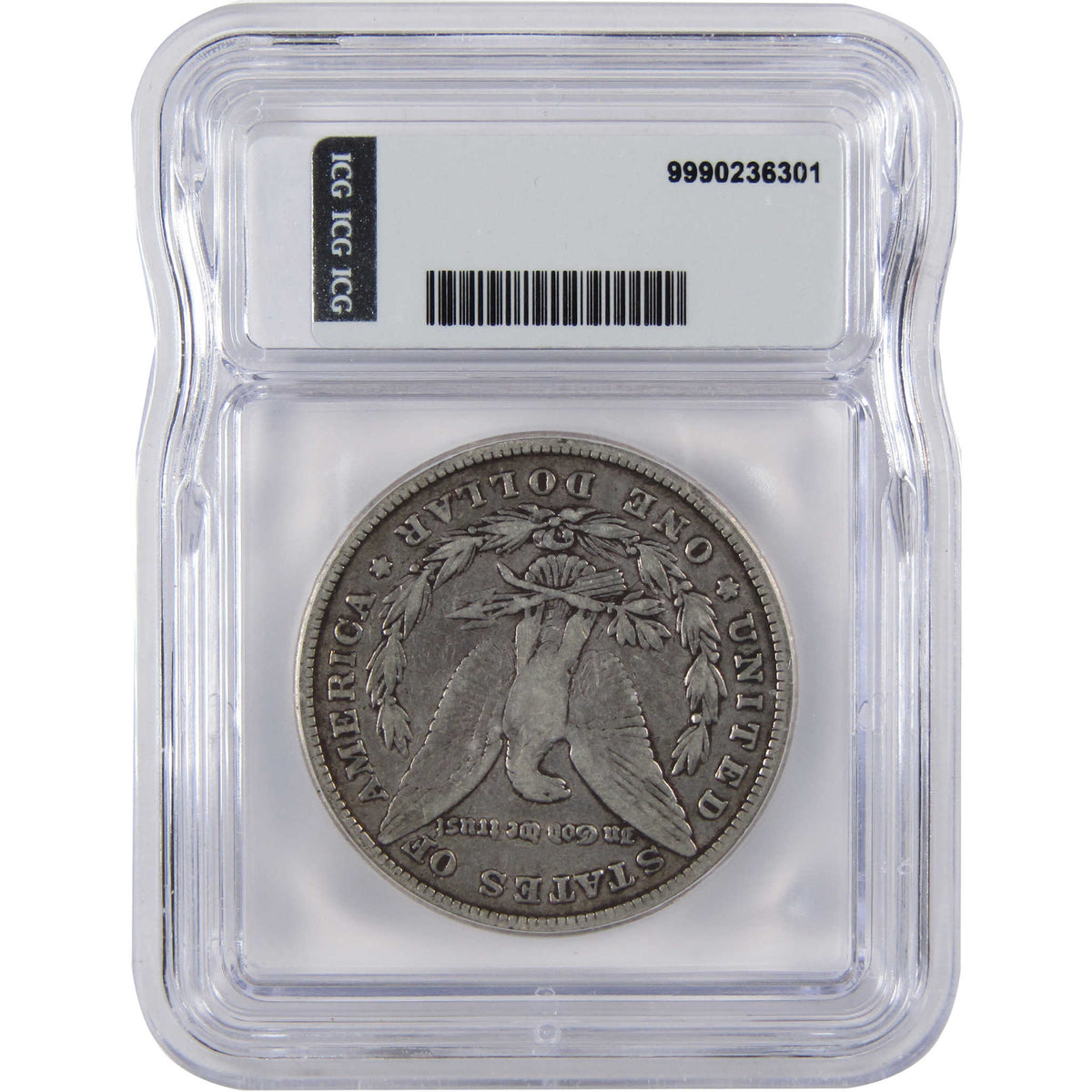 1878 8TF Morgan Silver Dollar VG 10 ICG $1 Coin Collectible SKU:I29089