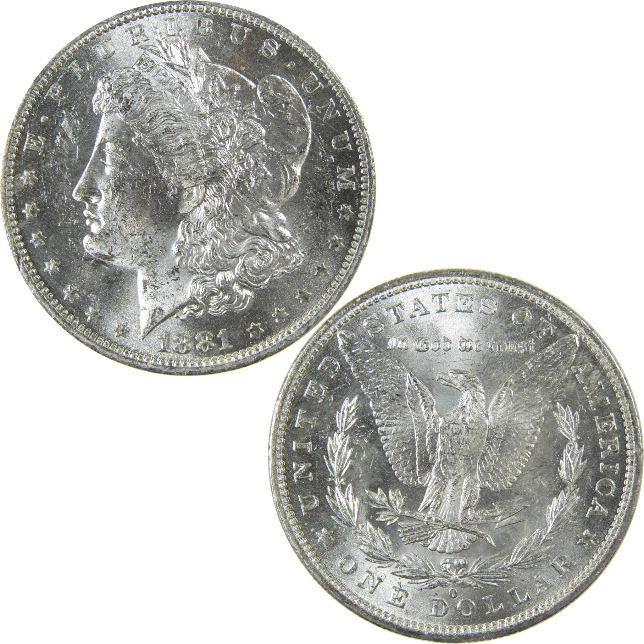 1881 O Morgan Silver Dollar Uncirculated Mint State $1 Coin SKU:I27692 - Morgan coin - Morgan silver dollar - Morgan silver dollar for sale - Profile Coins & Collectibles