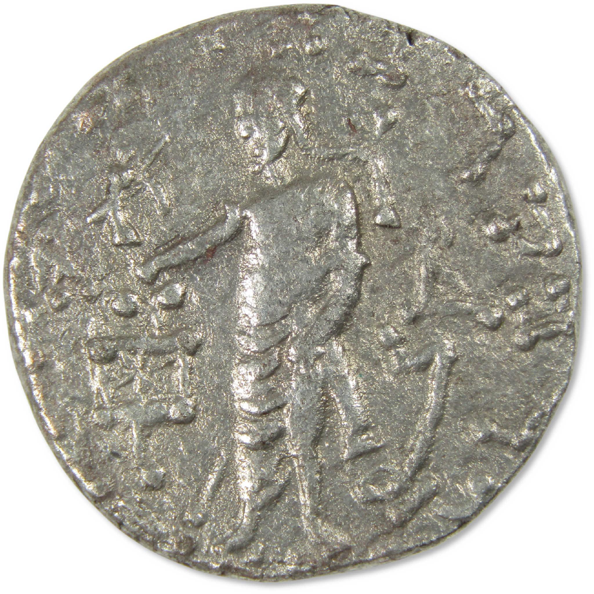 57-35 BC Azes Indo-Scythians Silver Drachm XF Ancient Greek Coin