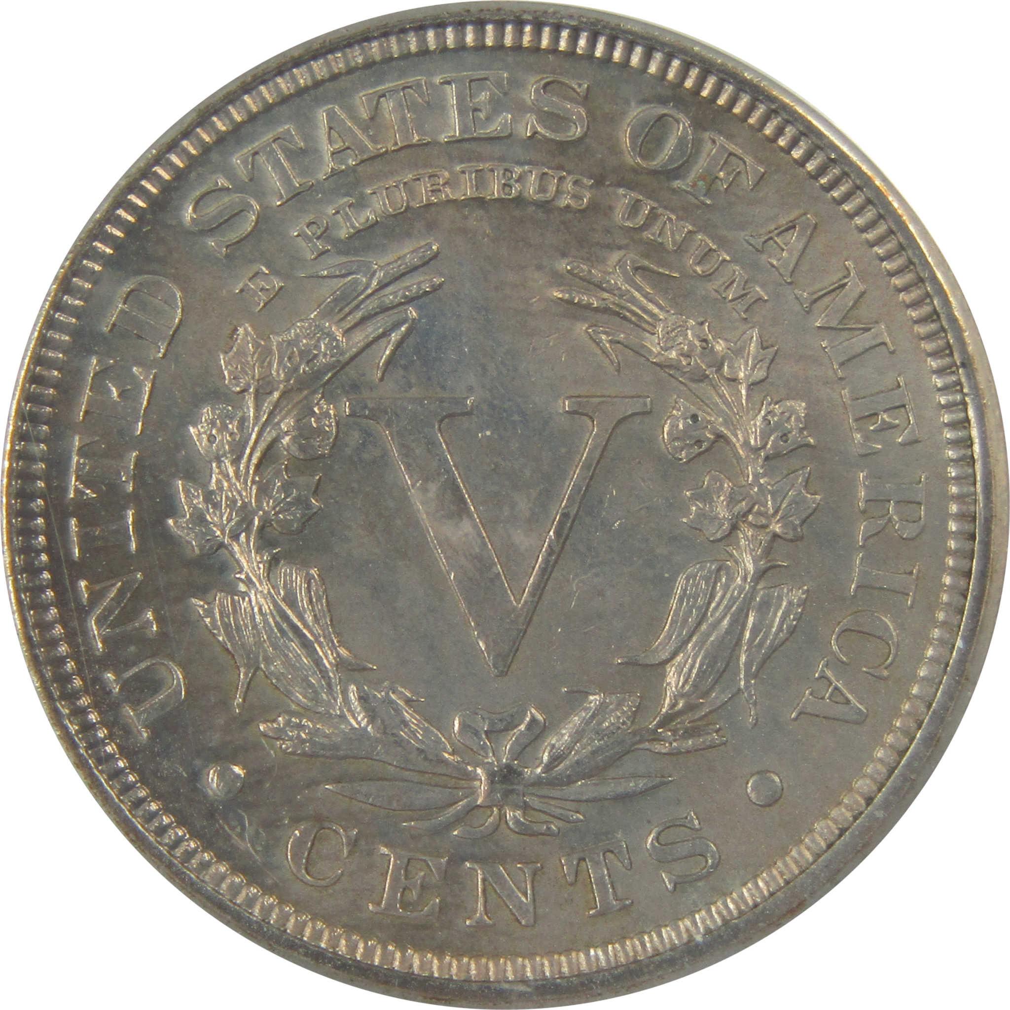 1906 Liberty Head V Nickel AU 58 Details ANACS 5c Coin SKU:I22308