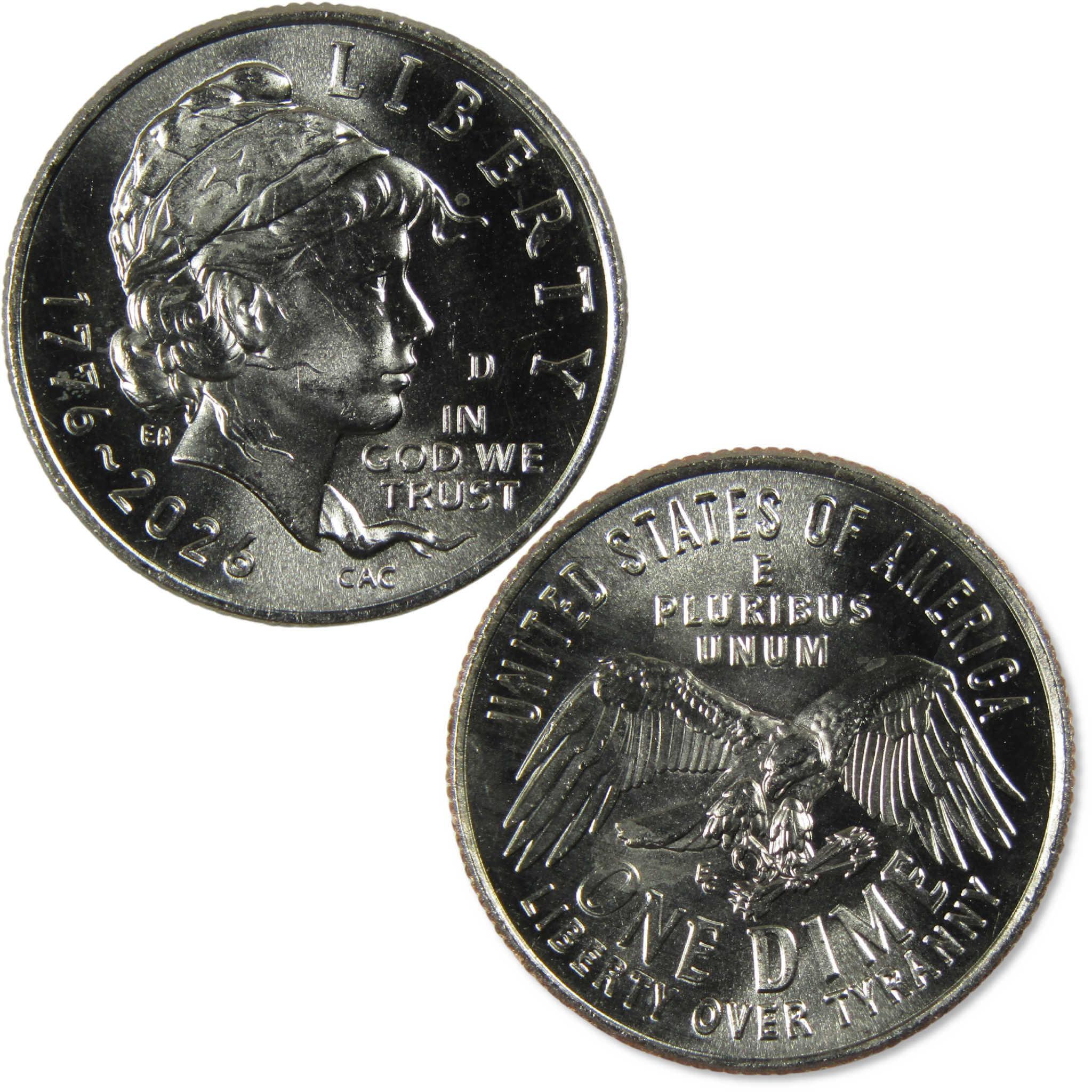 2026 D Emerging Liberty Semiquincentennial Clad Dime Uncirculated