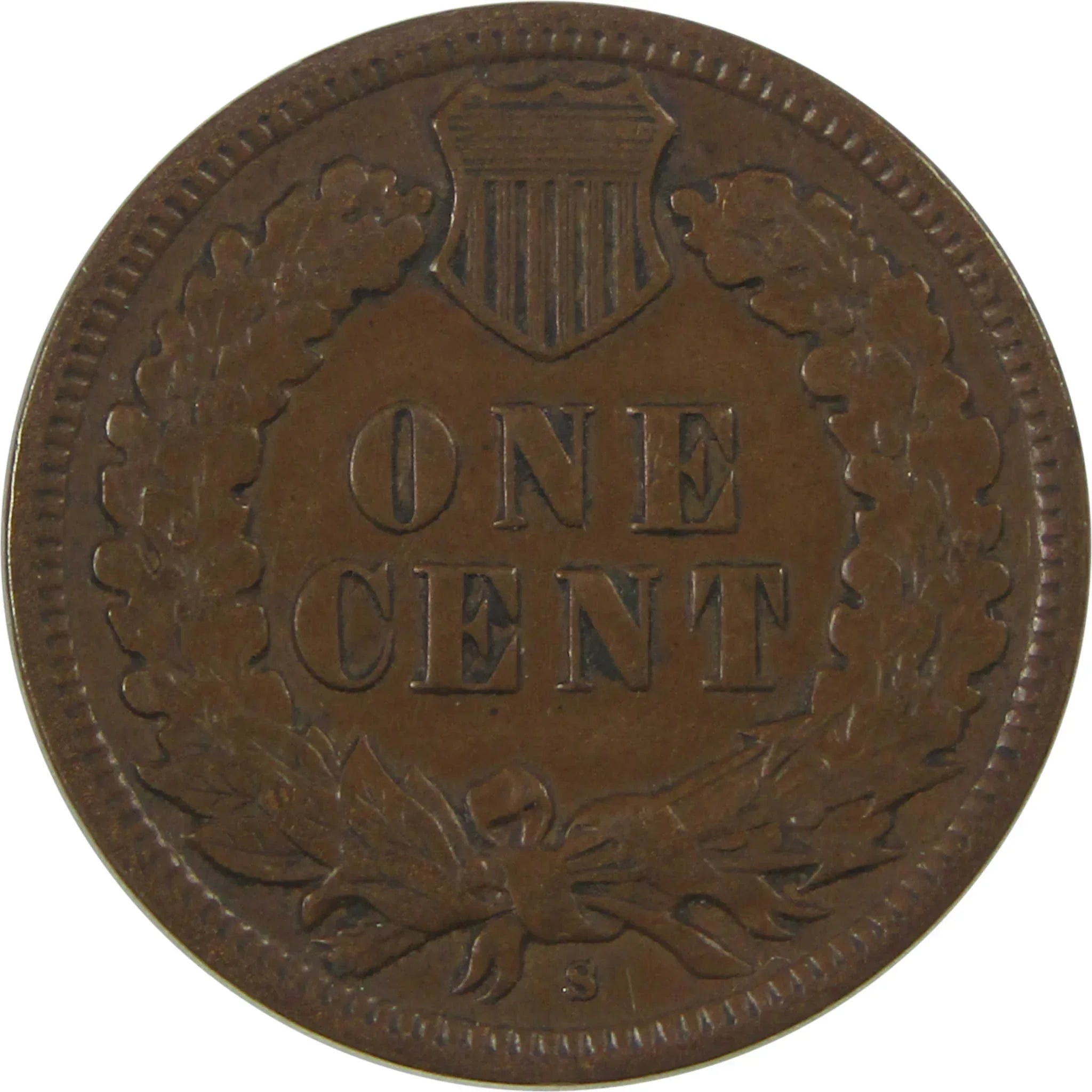 1908 S Indian Head Cent VF Very Fine Penny 1c Coin SKU:CPC0750