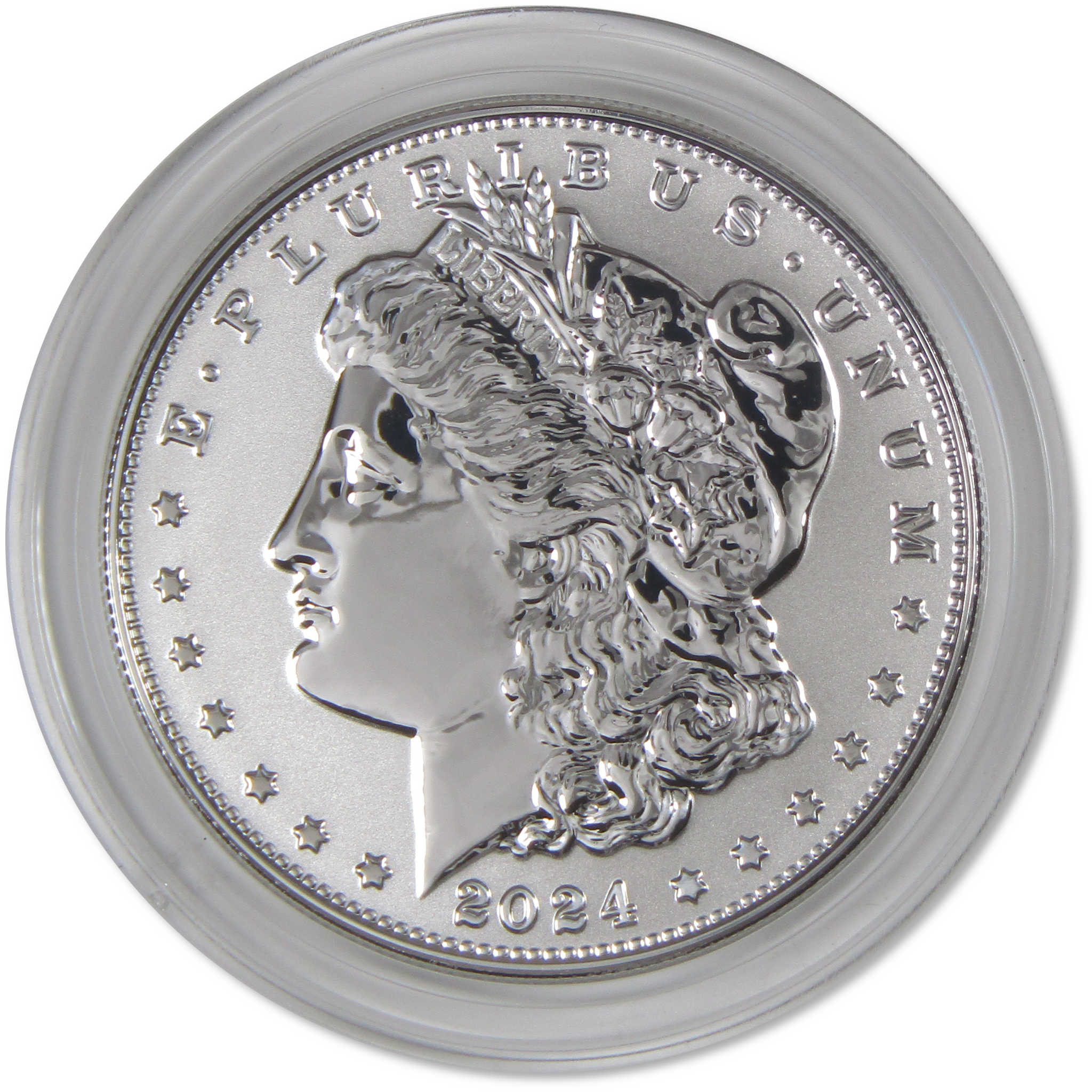 2024 Morgan and Peace Dollar Reverse Proof Two-Coin Set OGP COA
